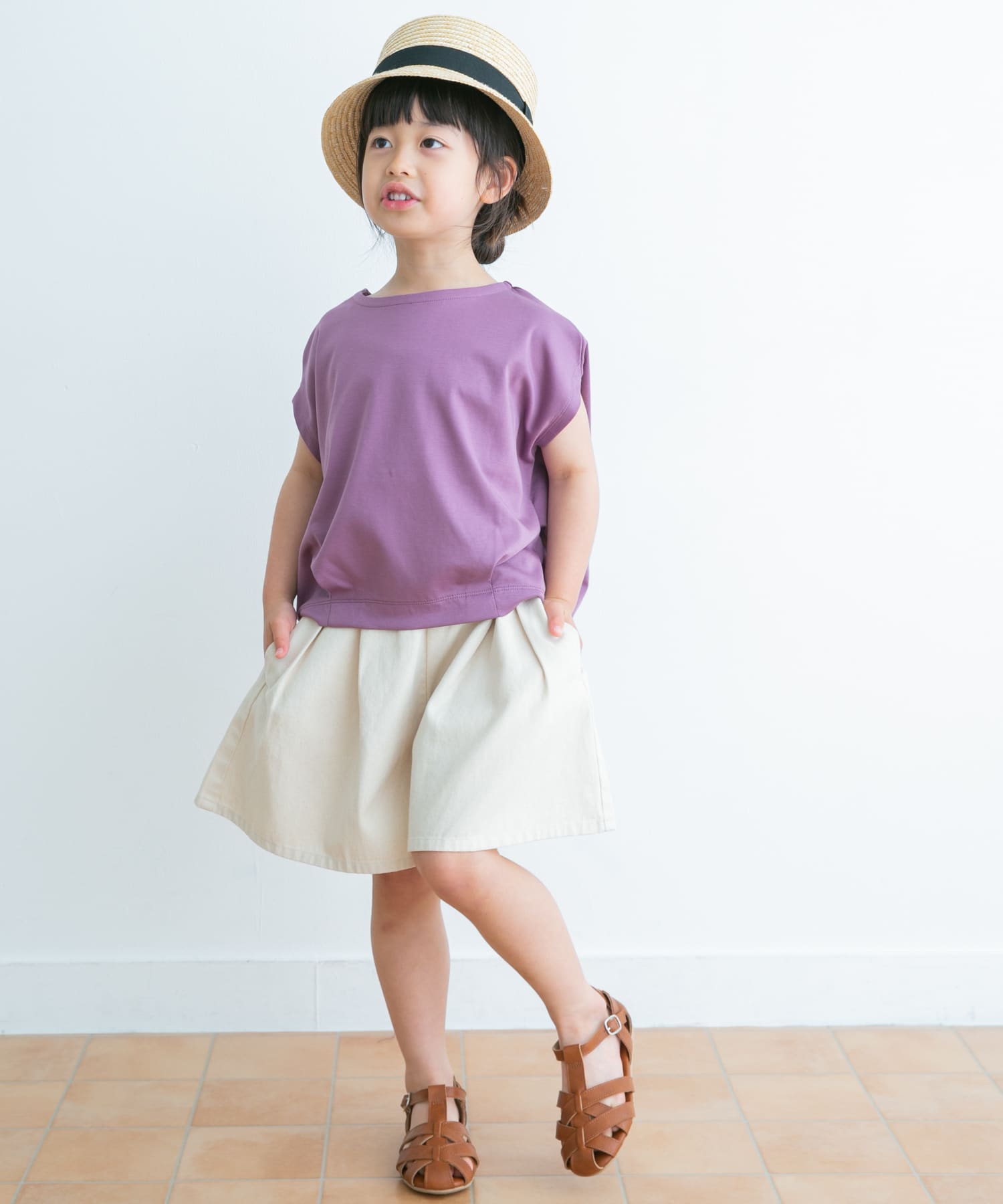 親子リンク』フレンチタックプルオーバー(KIDS)[DR35-31B292