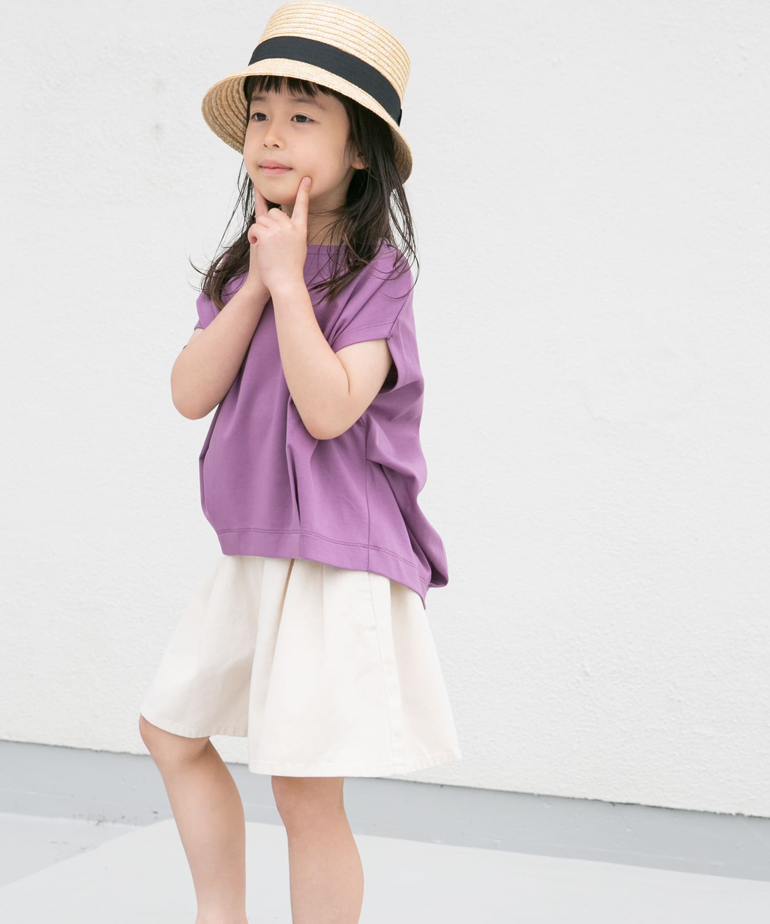 親子リンク』フレンチタックプルオーバー(KIDS)[DR35-31B292