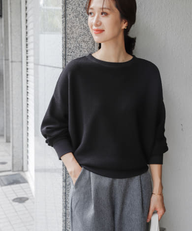 タックフライスロングスリーブTシャツ