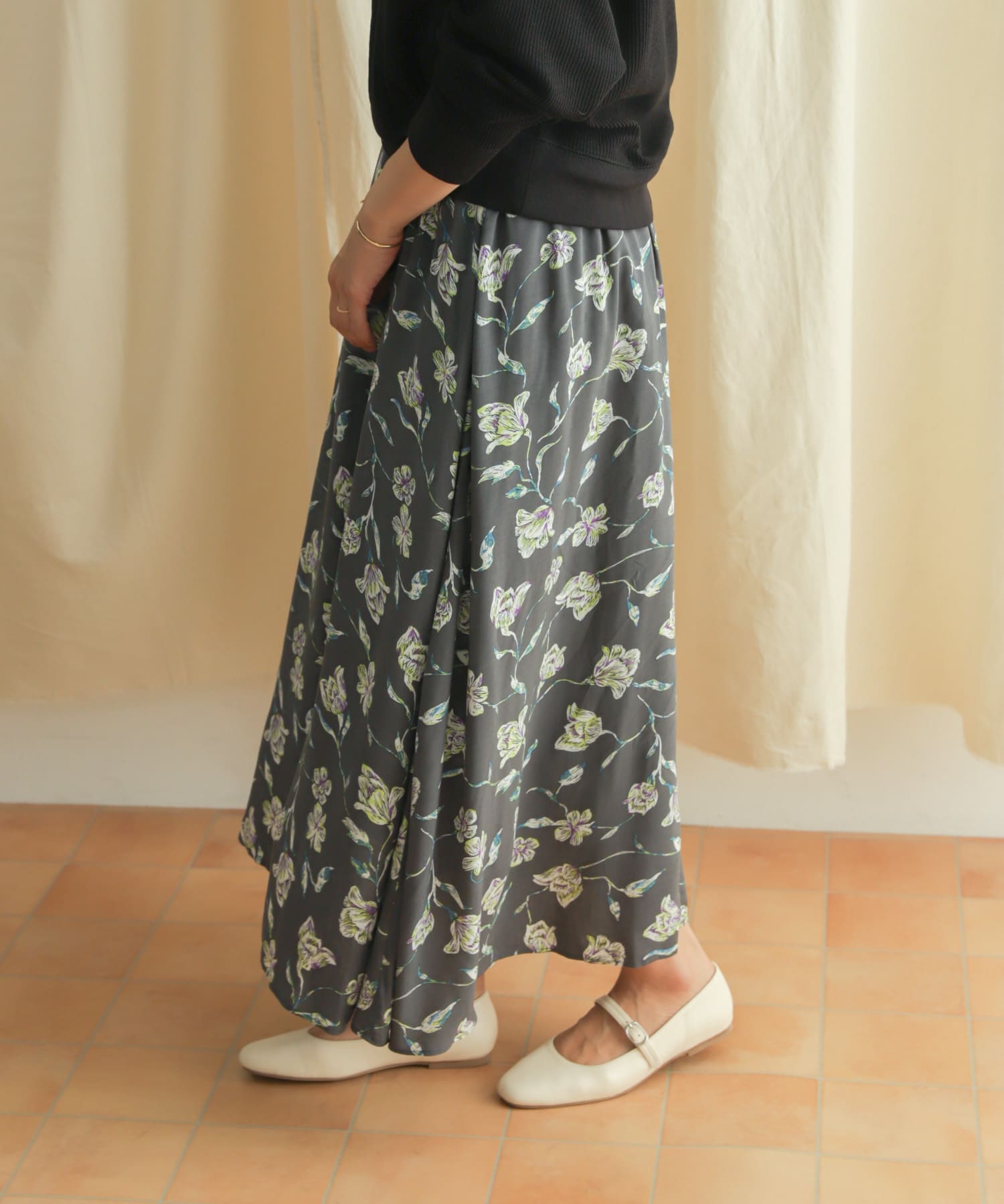 レーヨン花柄スカート[DR36-25E101]｜URBAN RESEARCH公式ファッション通販