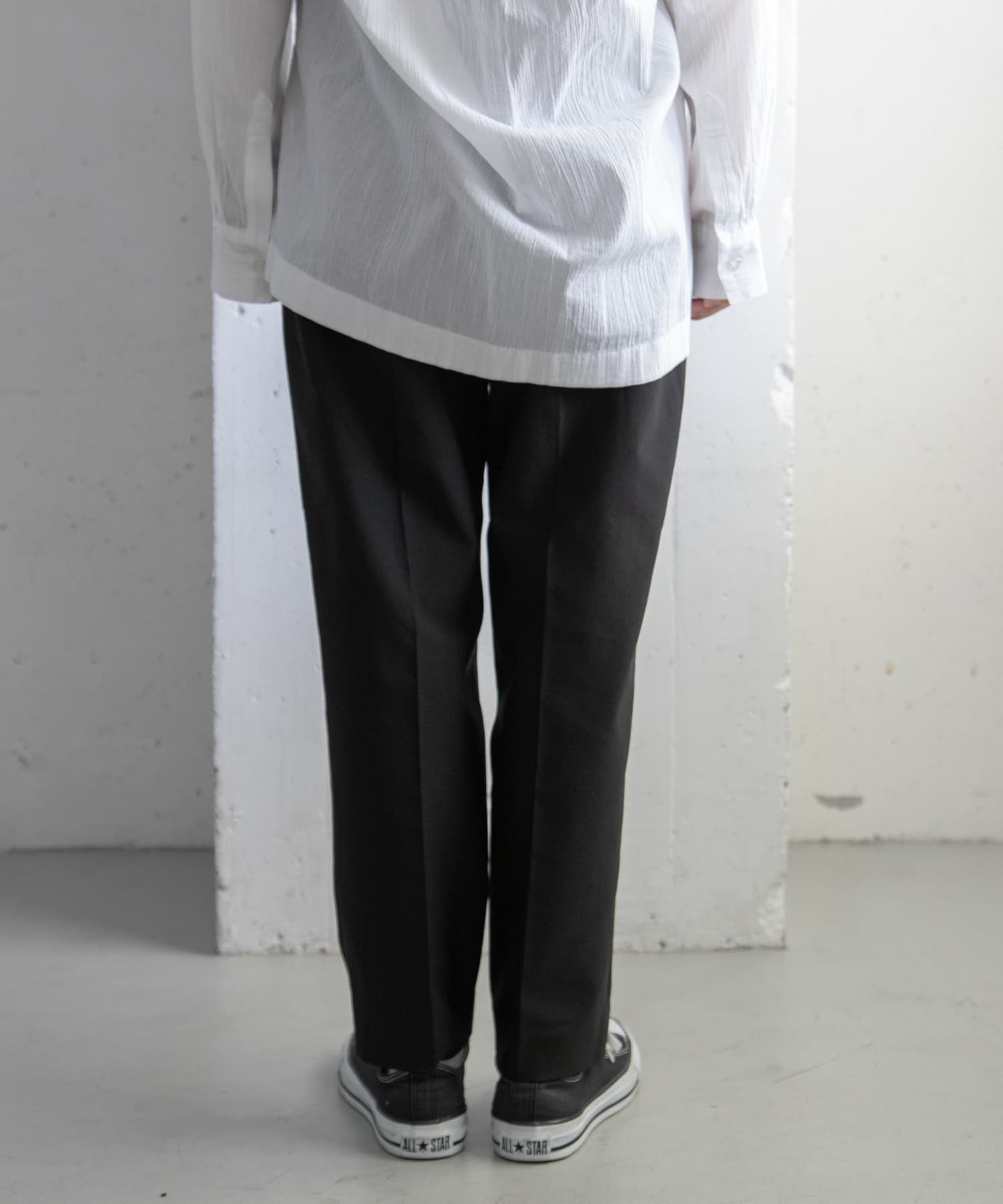 WEB/一部店舗限定』FORK&SPOON ideal stretch ツータックパンツ[DF36