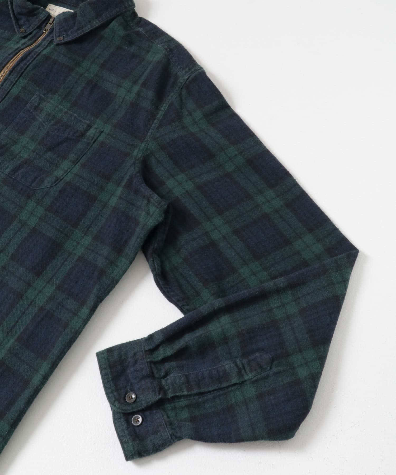 77circa zip asymmetry nel shirts[77-cm23aw06-T37]｜URBAN RESEARCH 