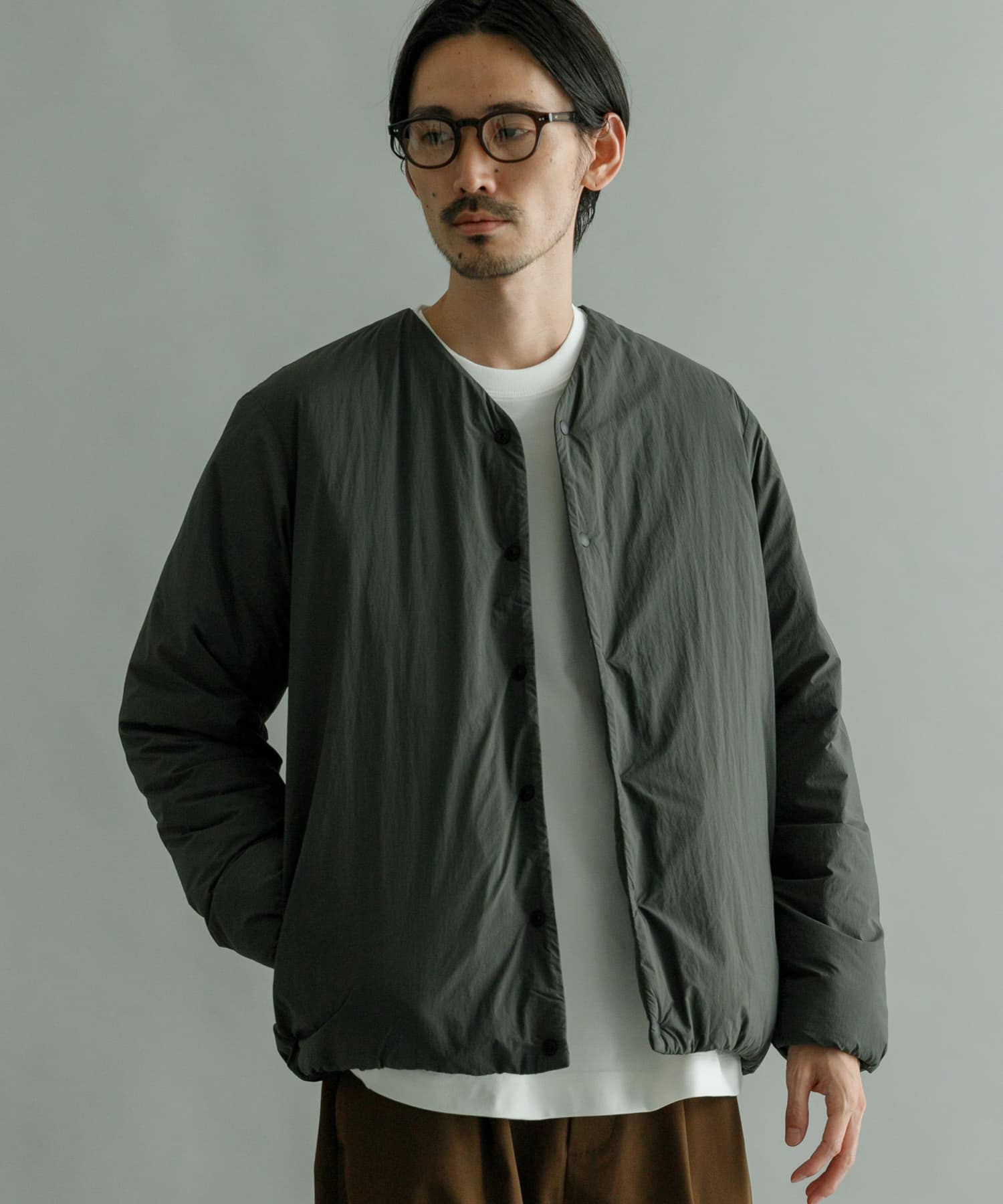 別注』『撥水』NANGA×UR NoCollar Down Blouson[UR37-17M002]｜URBAN