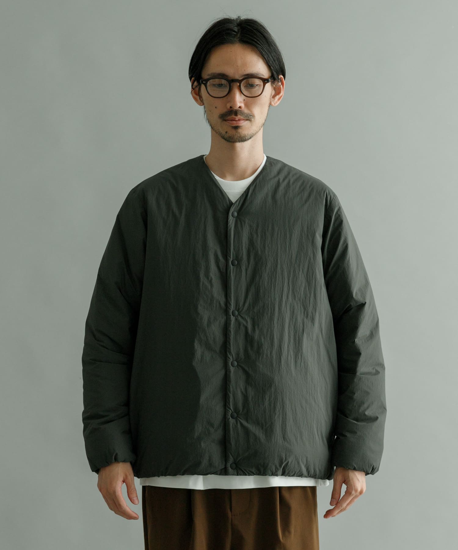 【本日限】『撥水』NANGA×UR NoCollar Down Blouson