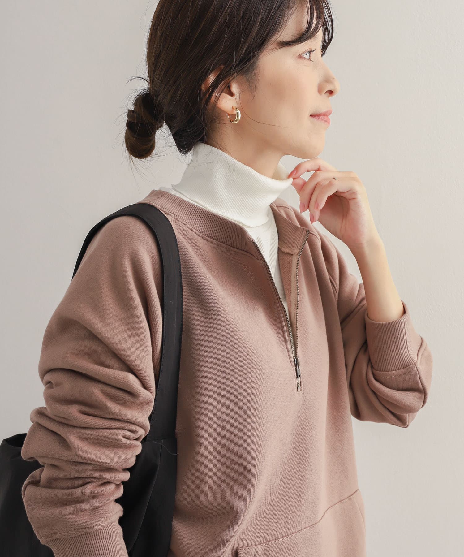 UR TECH』テレコタートルネックTシャツ[DR37-21E110]｜URBAN