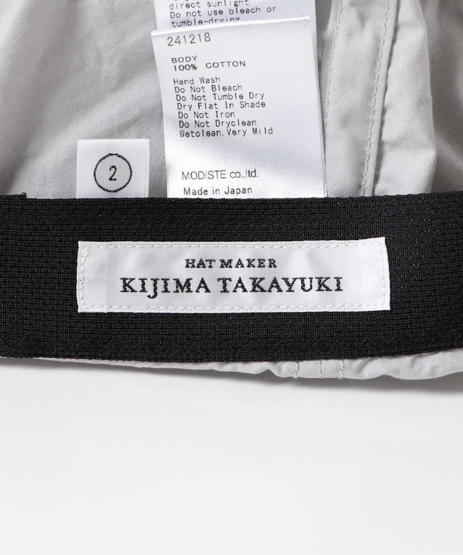 KIJIMA TAKAYUKI ELASTIC BACK 6PANEL CAP[DM44-241218]｜URBAN