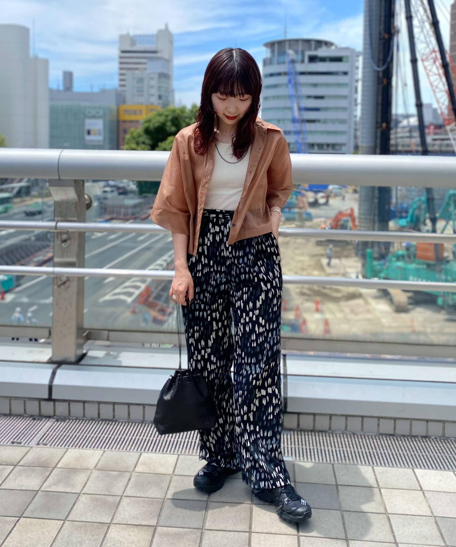 MADE IN JAPAN』フレアスリーブシアーシャツ[UR46-23X003