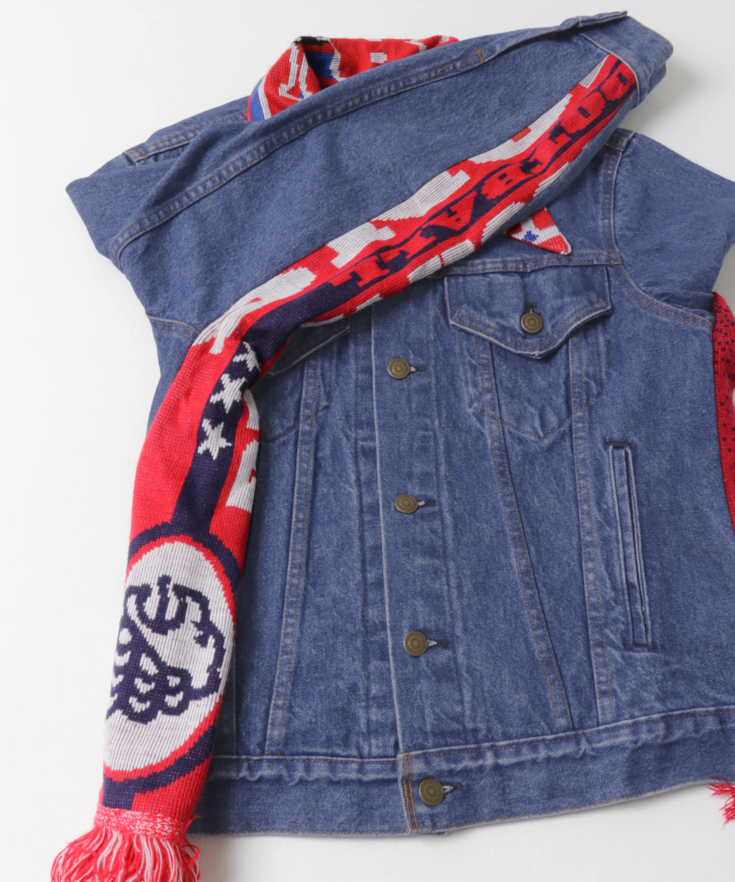 77circa sport muffler denim jacket[cc24aw-52-T47]｜URBAN
