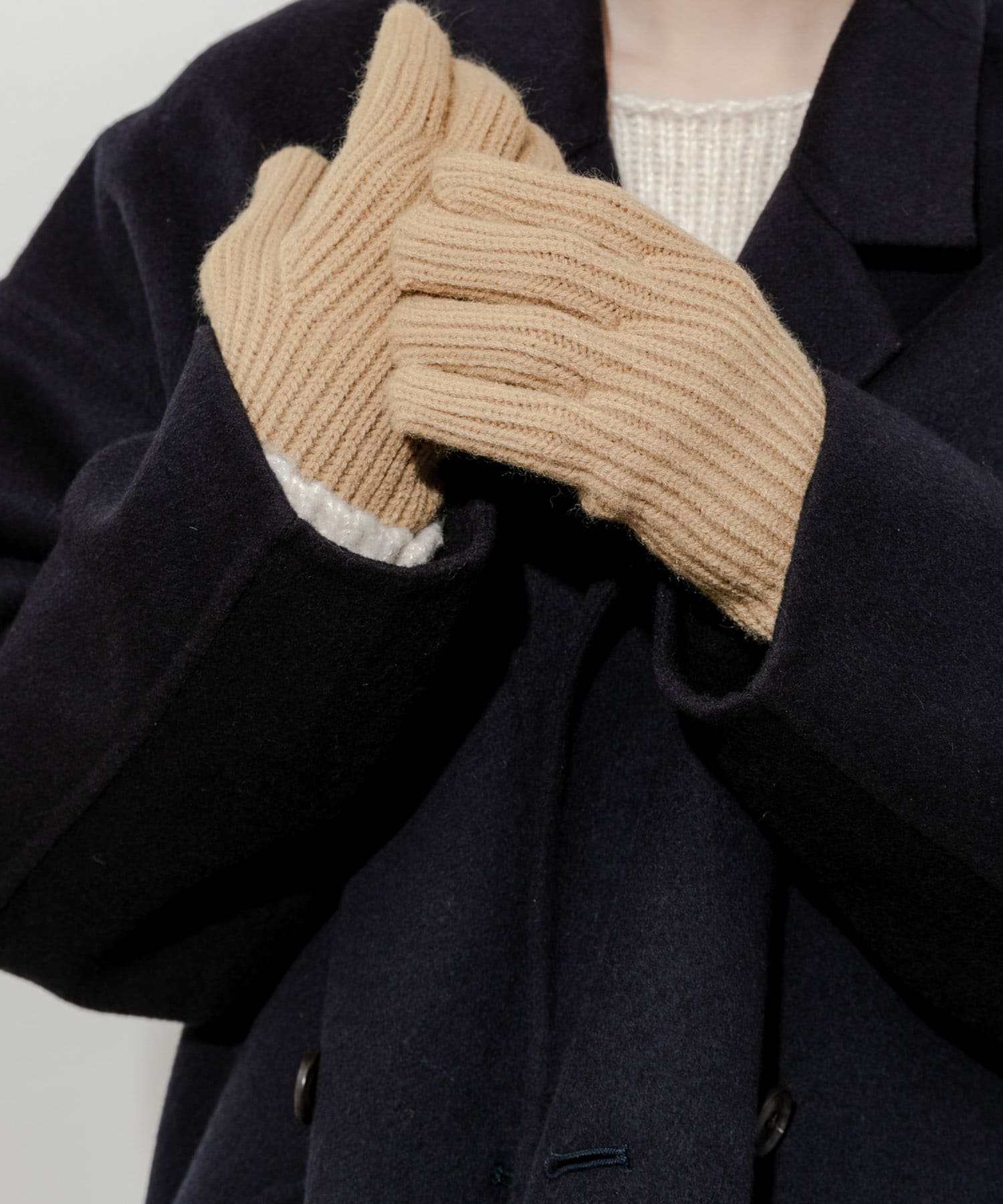 セール】 ケーブル編ニットグローブ （手袋）｜COMME CA MEN