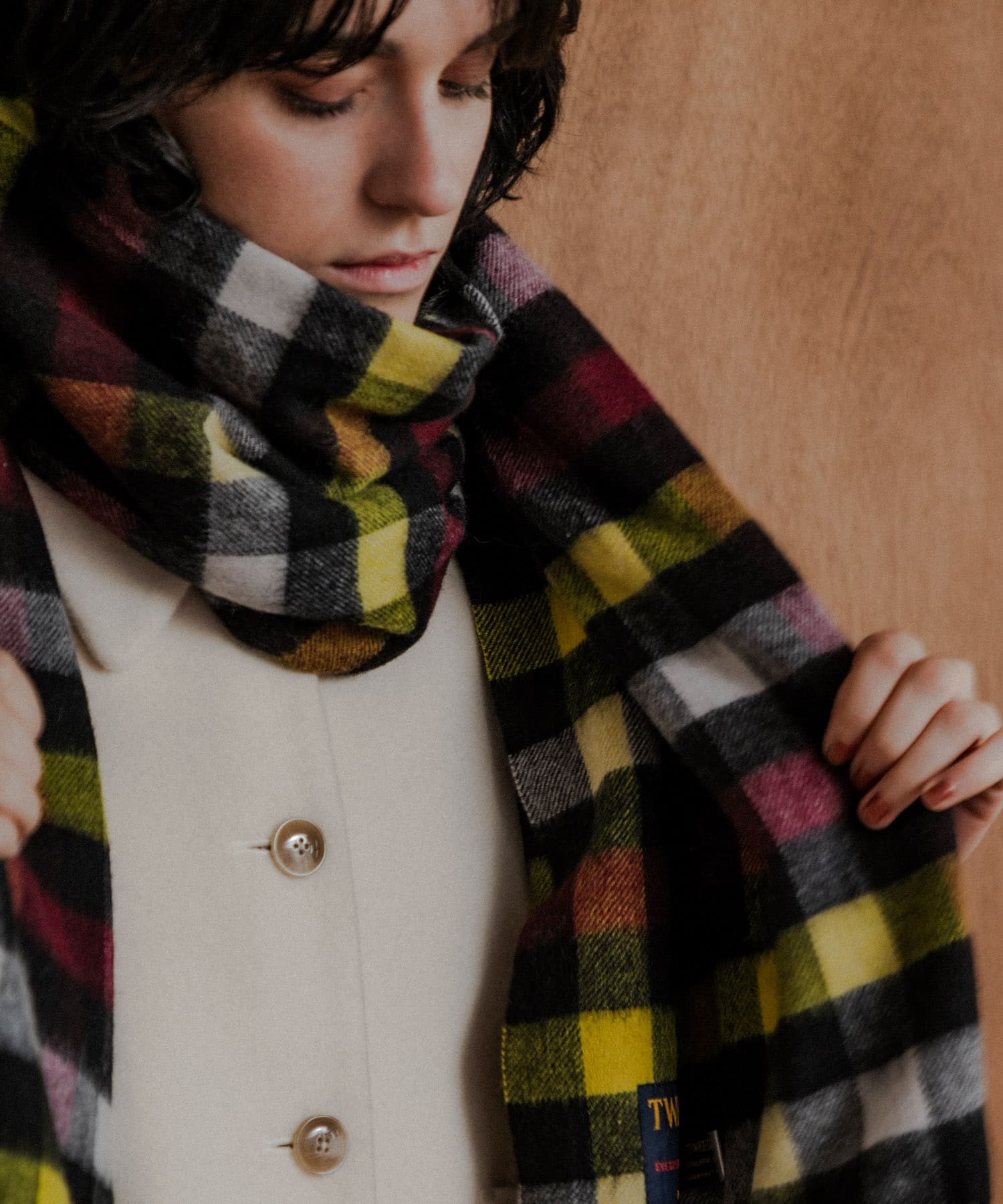 別注』TWEED MILL×URBAN RESEARCH Lambswoolstole[UW47-TM