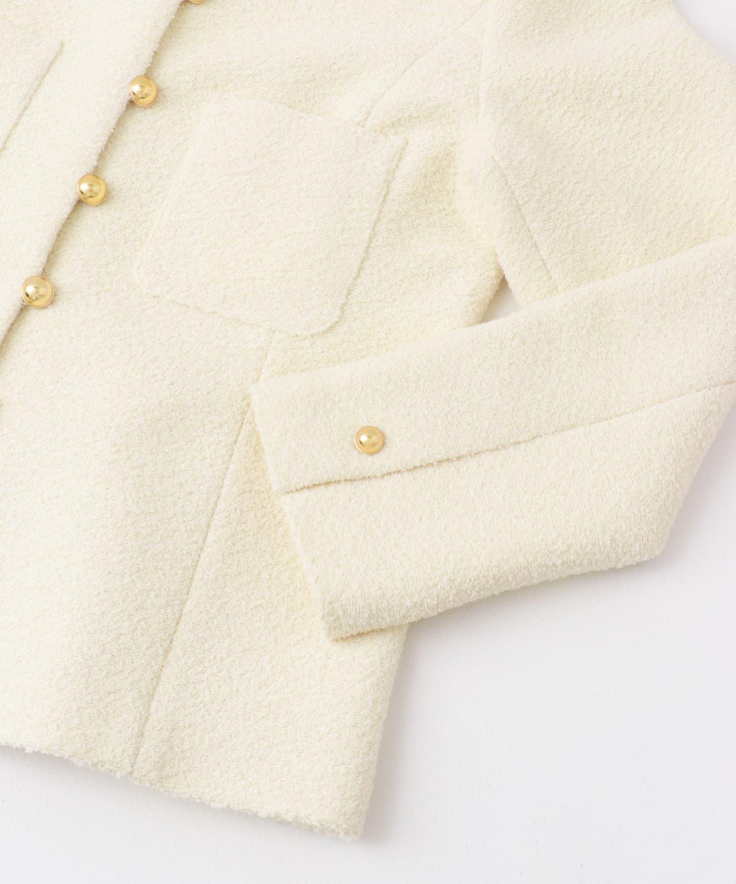 BEMUSEMANSION Boucle tweed jacket[AW47-22S165]｜URBAN
