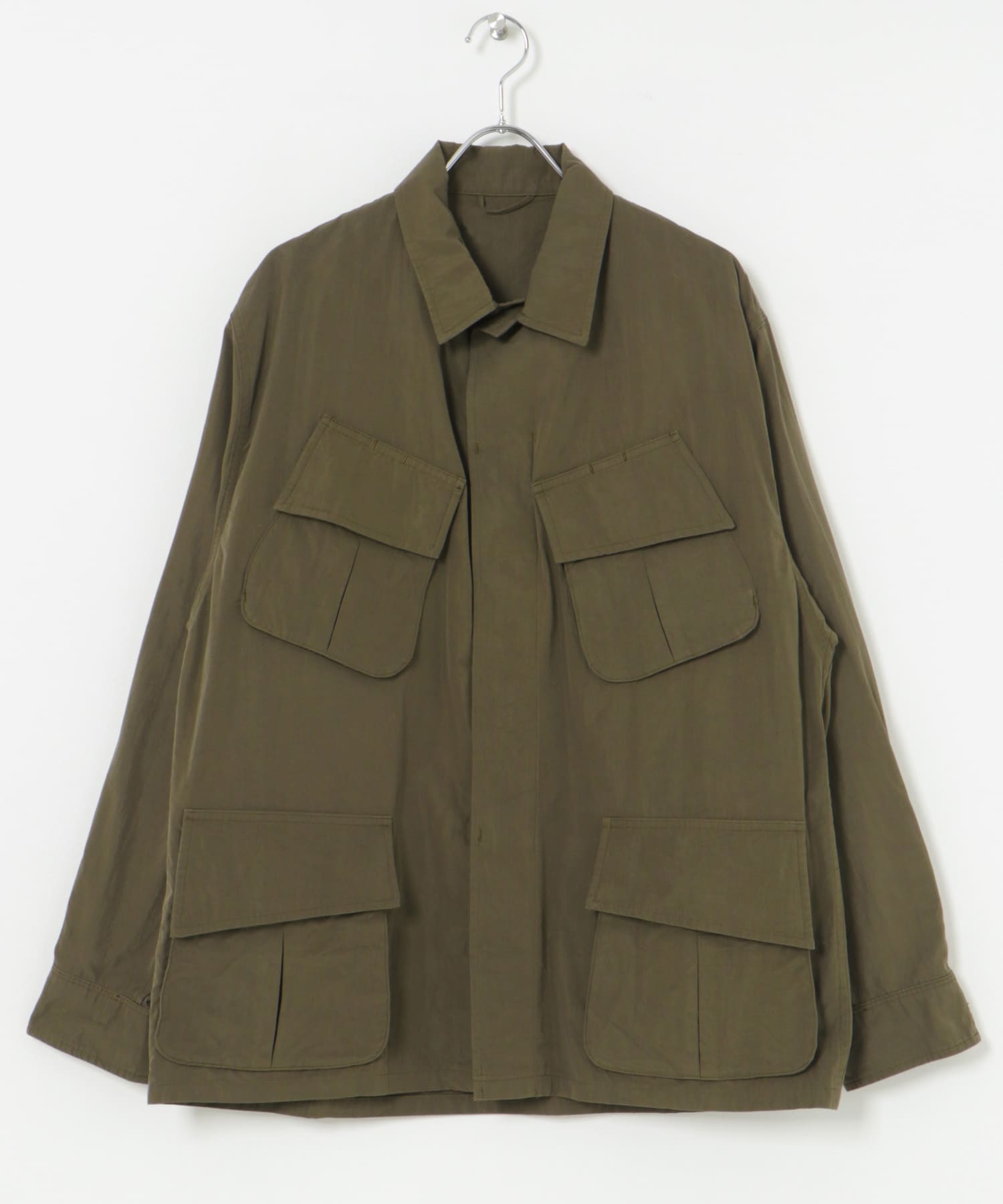 blurhmsROOTSTOCK Cotton Linen Combat Tropical Jacket