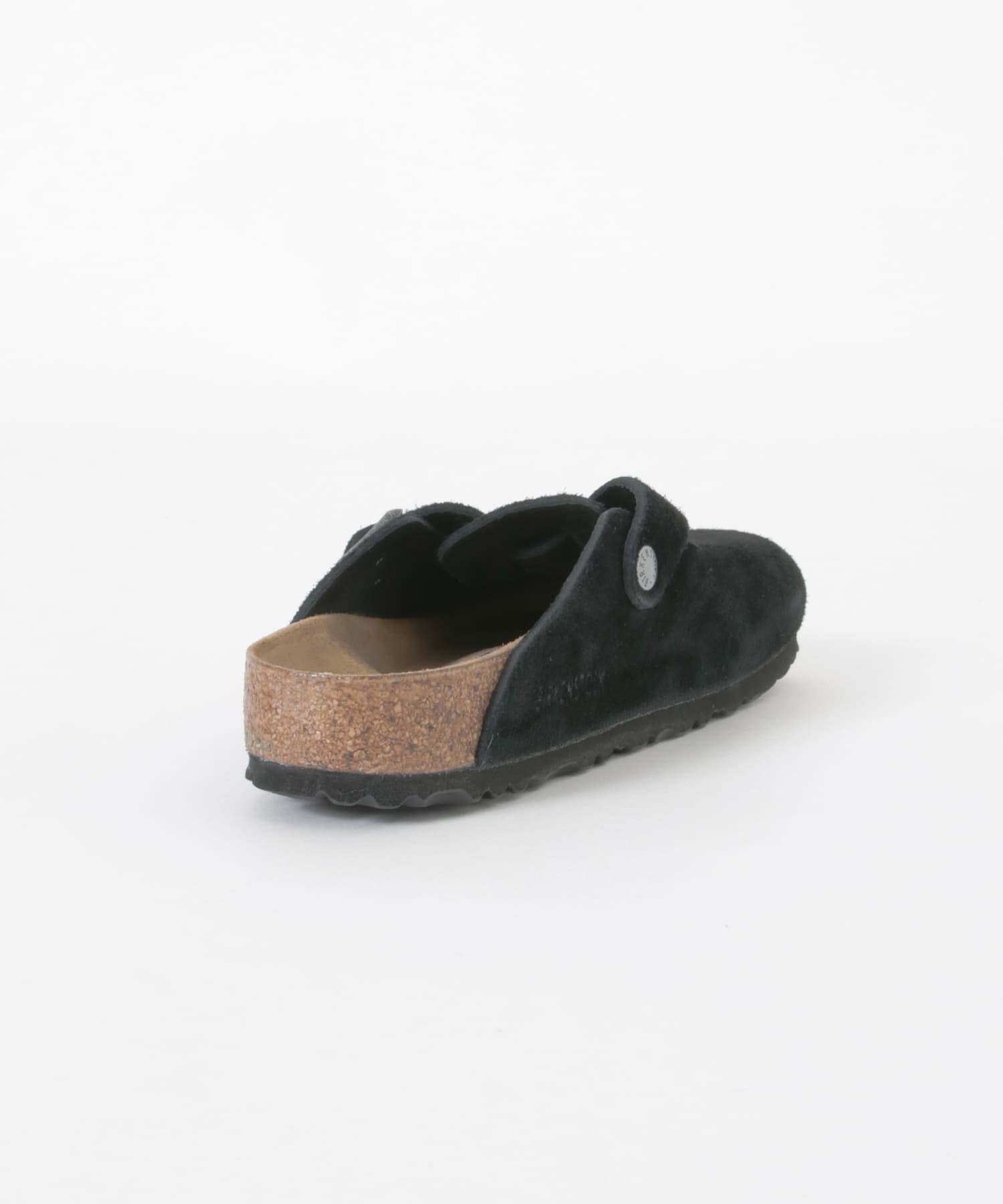 BIRKENSTOCK BOSTON SUEDE BLACK-regular[BK-1027142-TA5M
