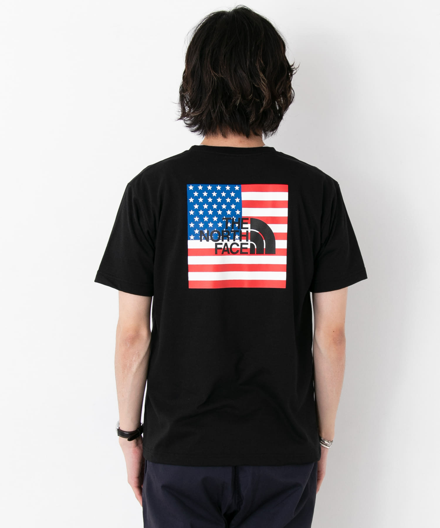 north face flag t shirt