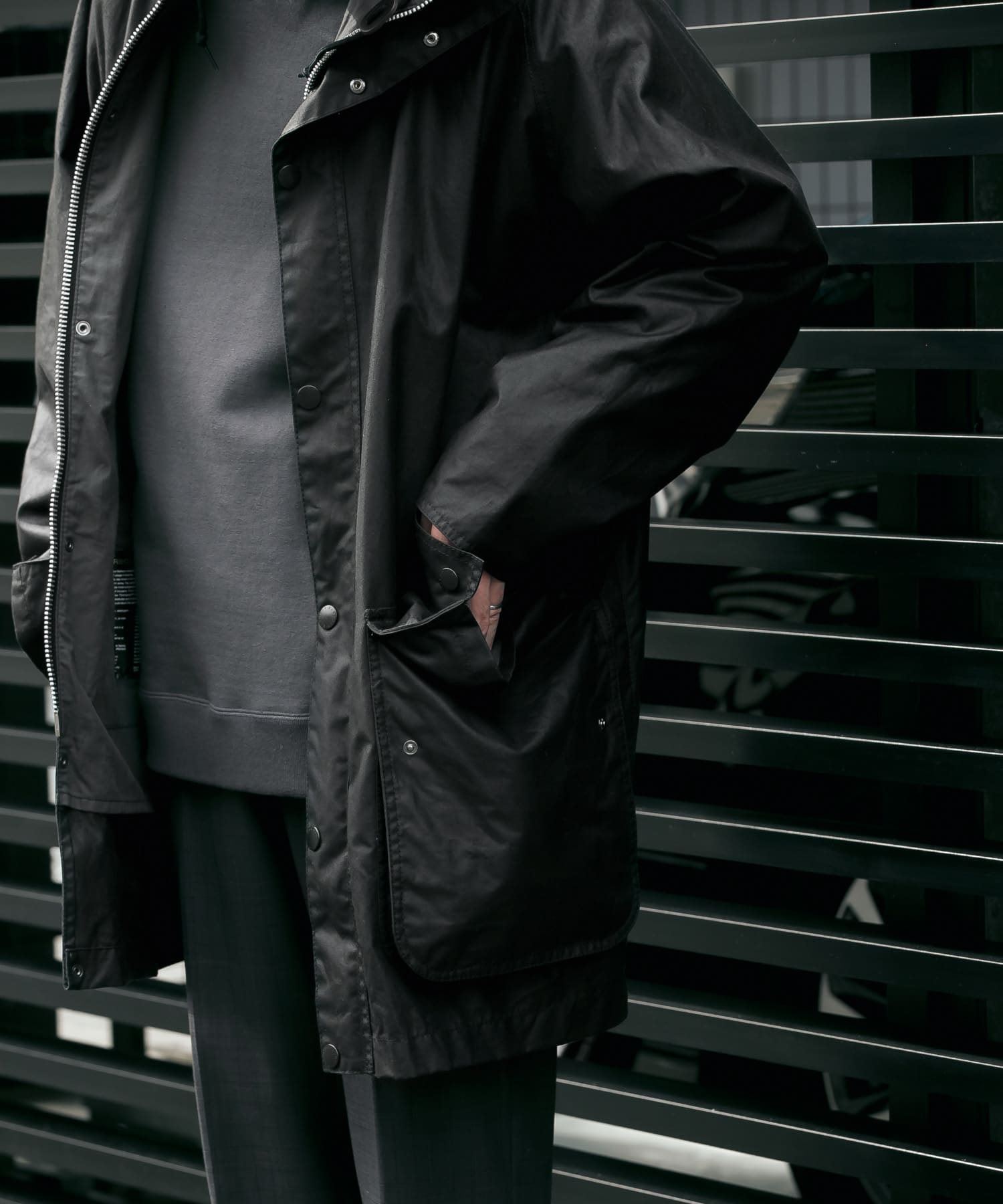 別注』Barbour×DOORS OversizeHooded BEDALE[MWX1738URD-DM06]｜URBAN