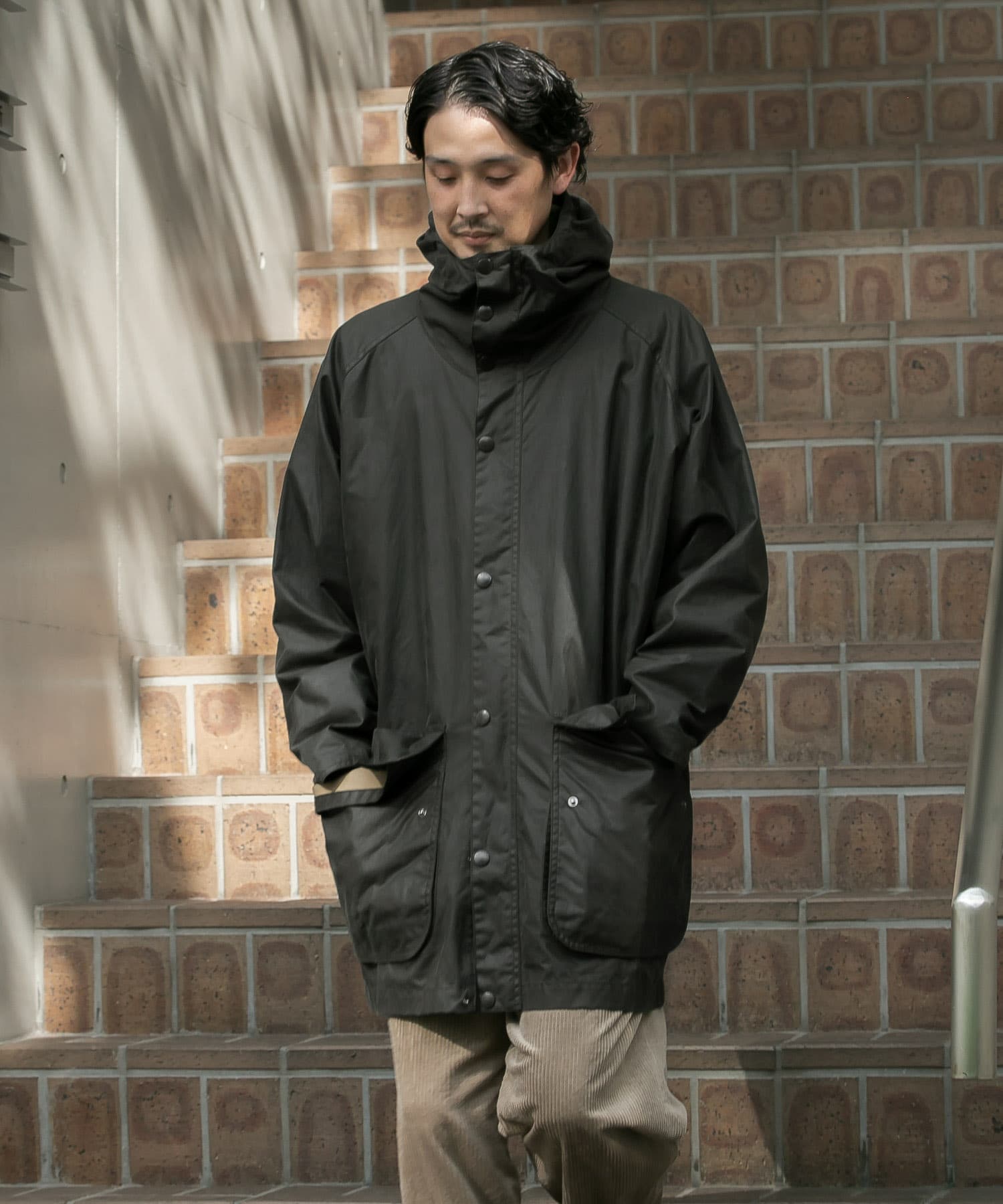 別注』Barbour×DOORS OversizeHooded BEDALE[MWX1738URD-DM06]｜URBAN 
