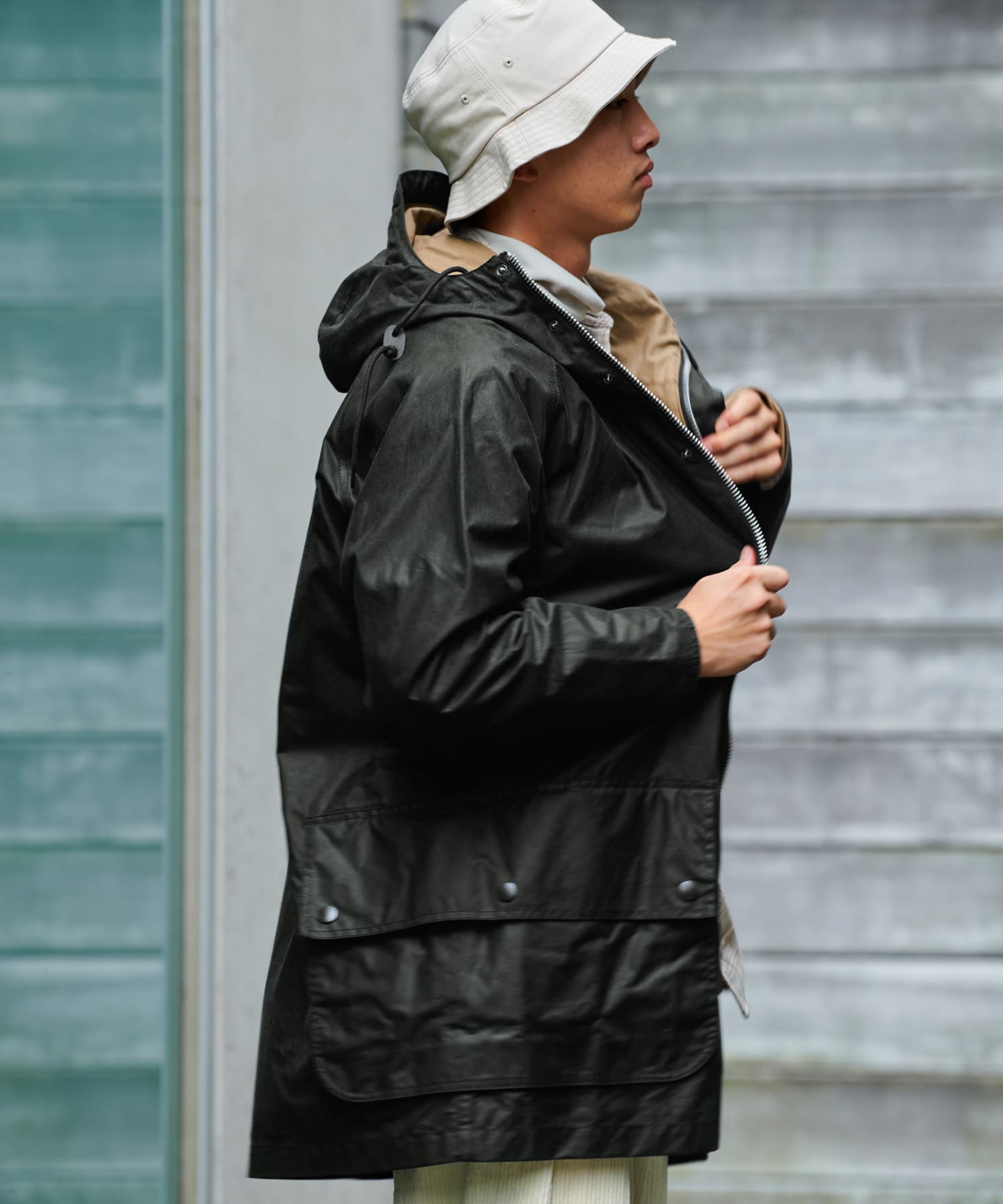 『別注』Barbour×DOORS　OversizeHooded BEDALE