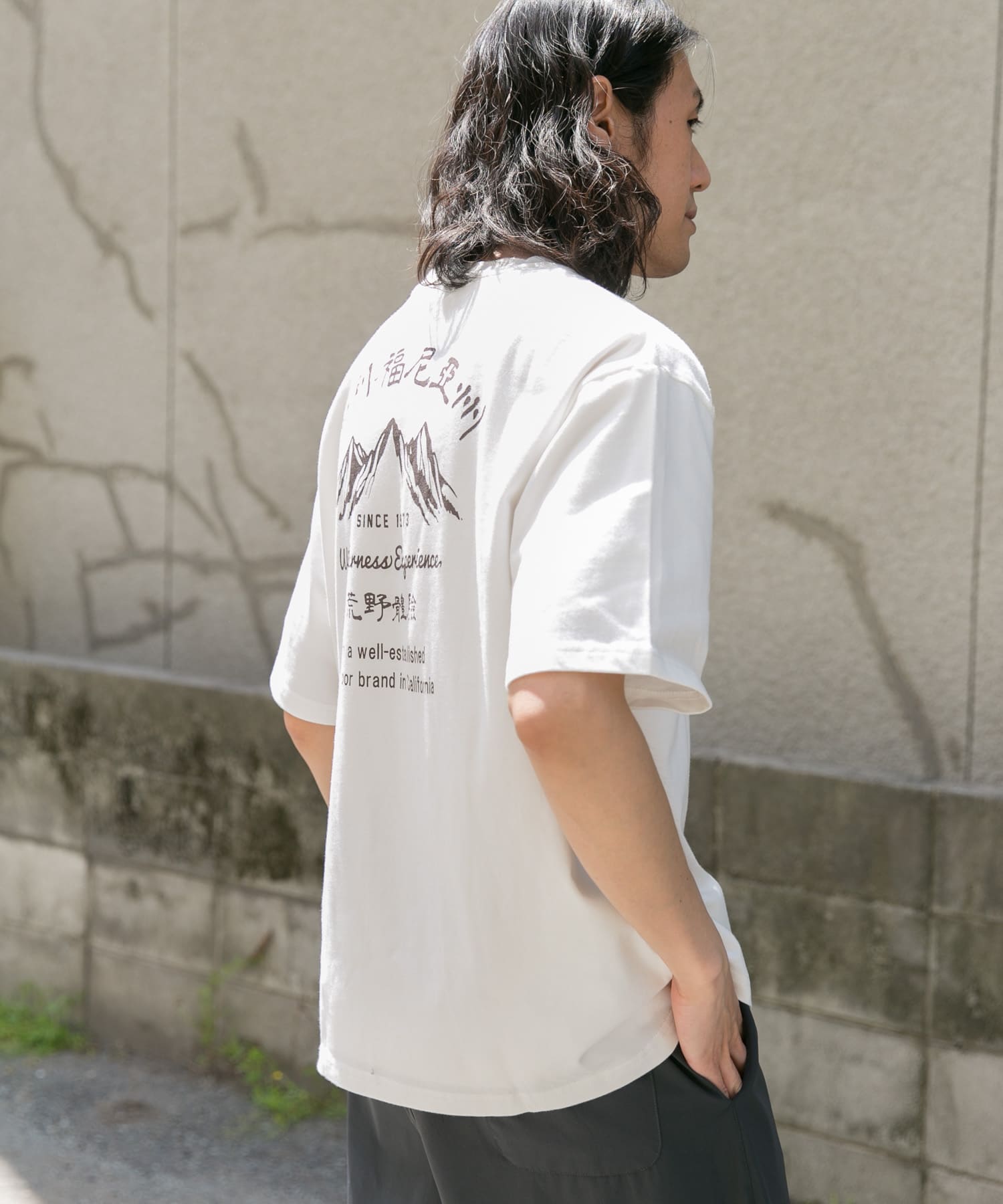 別注』WILDERNESS EXPERIENCE×DOORS バックプリントTシャツ[DR15