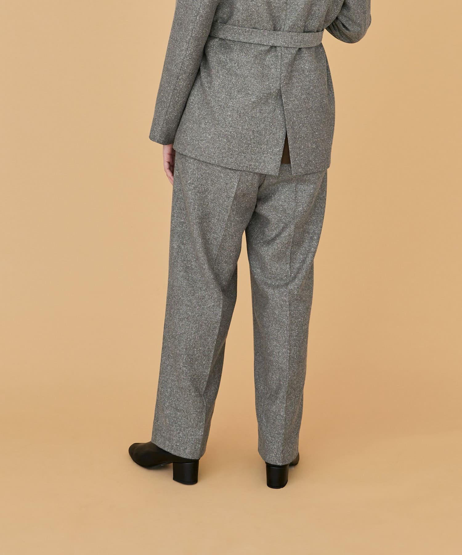 White Label シルクネップタックトラウザー[DW16-24G601]｜URBAN