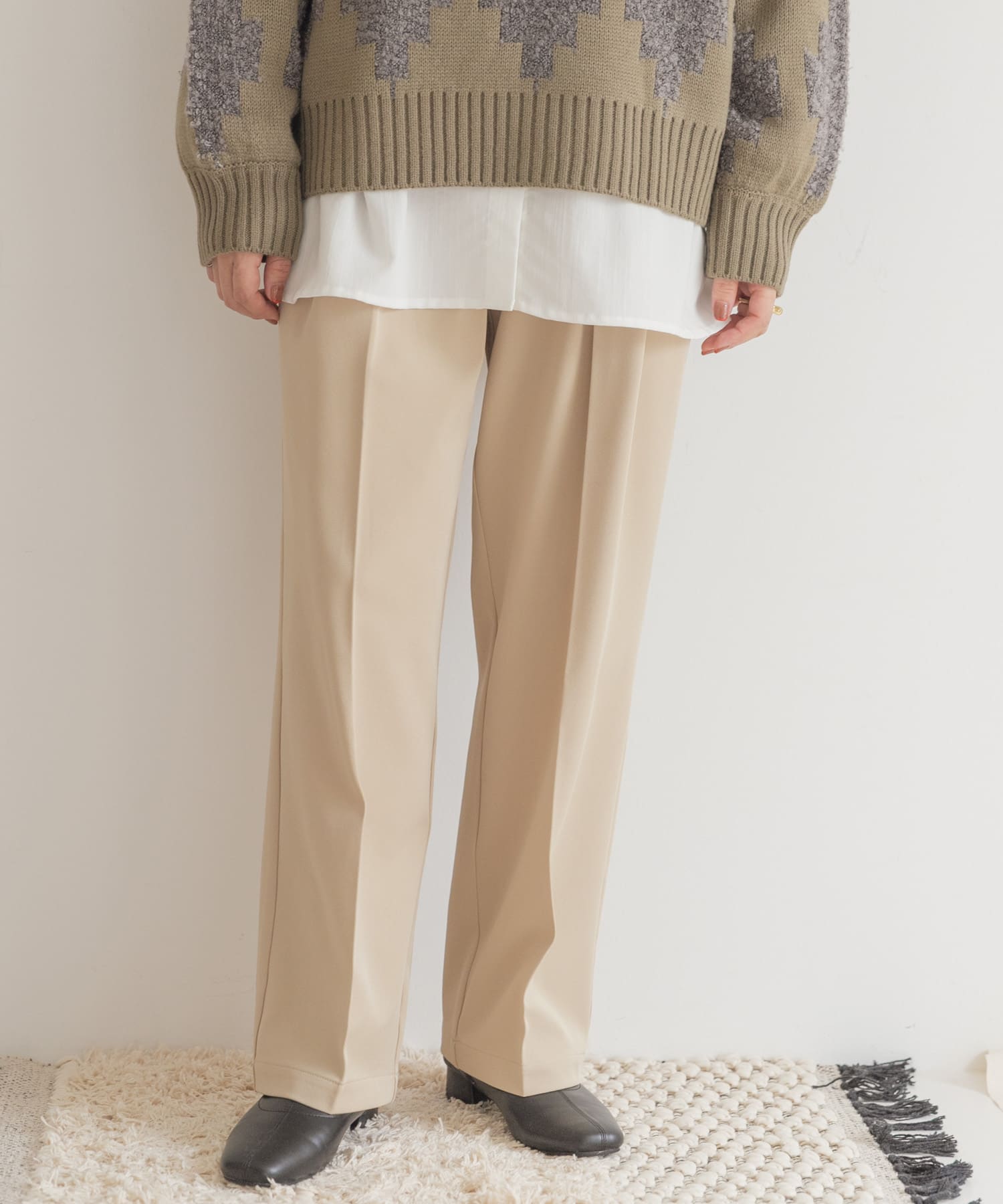 ダブルタックワイドパンツ[IT17-24A004]｜URBAN RESEARCH公式 