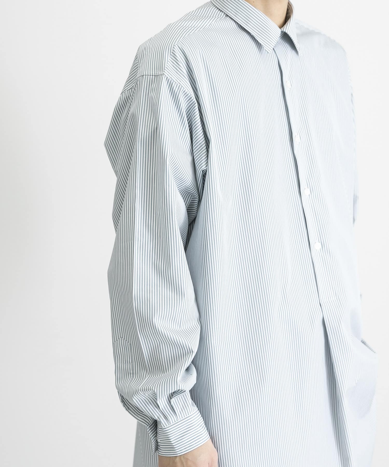 A PRESSE Pullover Granpa Shirts[SAP0208BH-BSM24]｜URBAN
