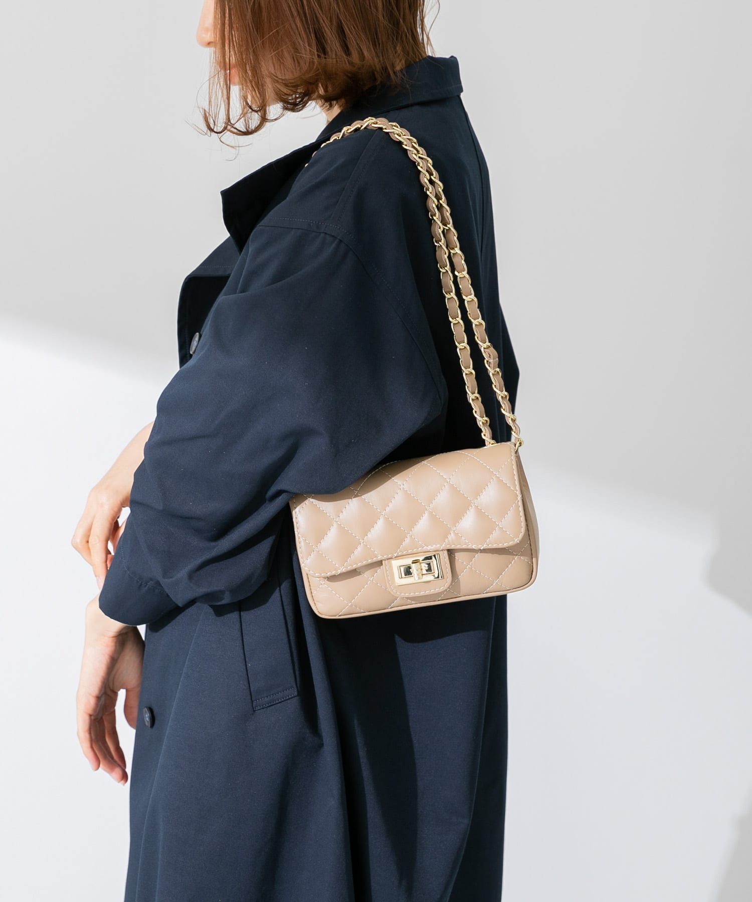 AULENTTI キルティングミニショルダーバッグ[FB-CECILE-SL24]｜URBAN
