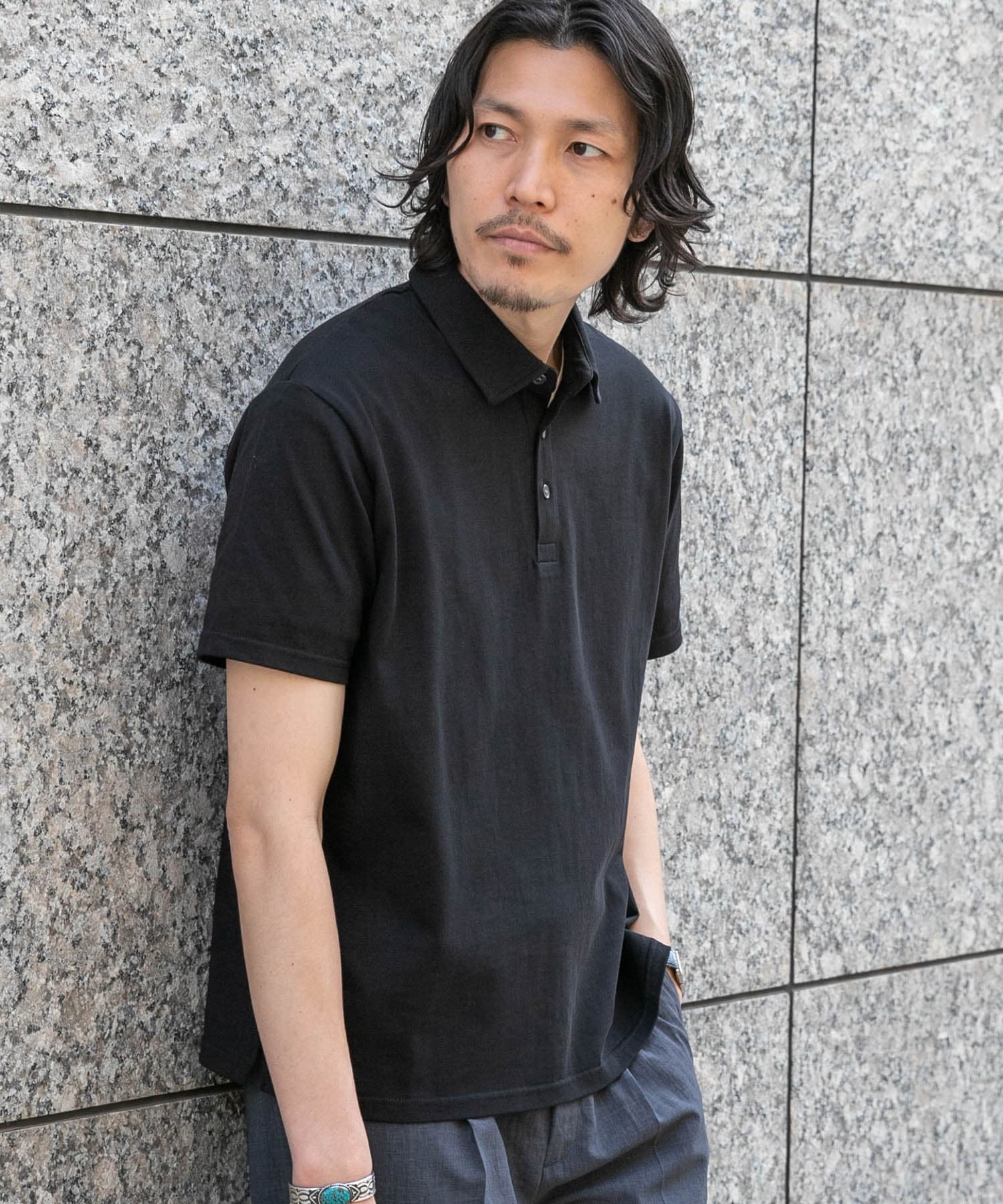 H18405-10 ELEVENTY ポロシャツ L