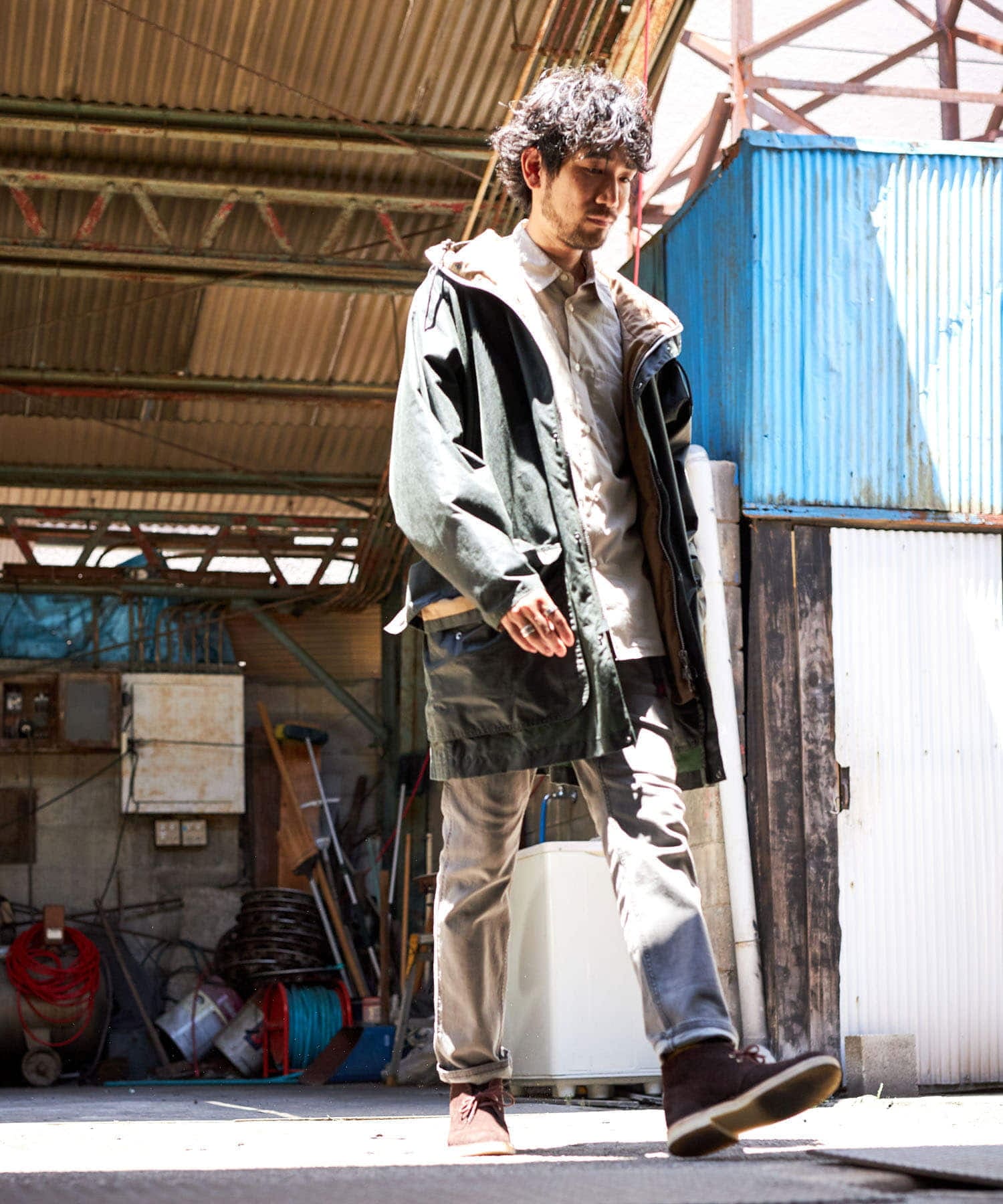 別注』Mt Design 3776×GRAMICCI デニムMountain Pants[DR26-14H602 