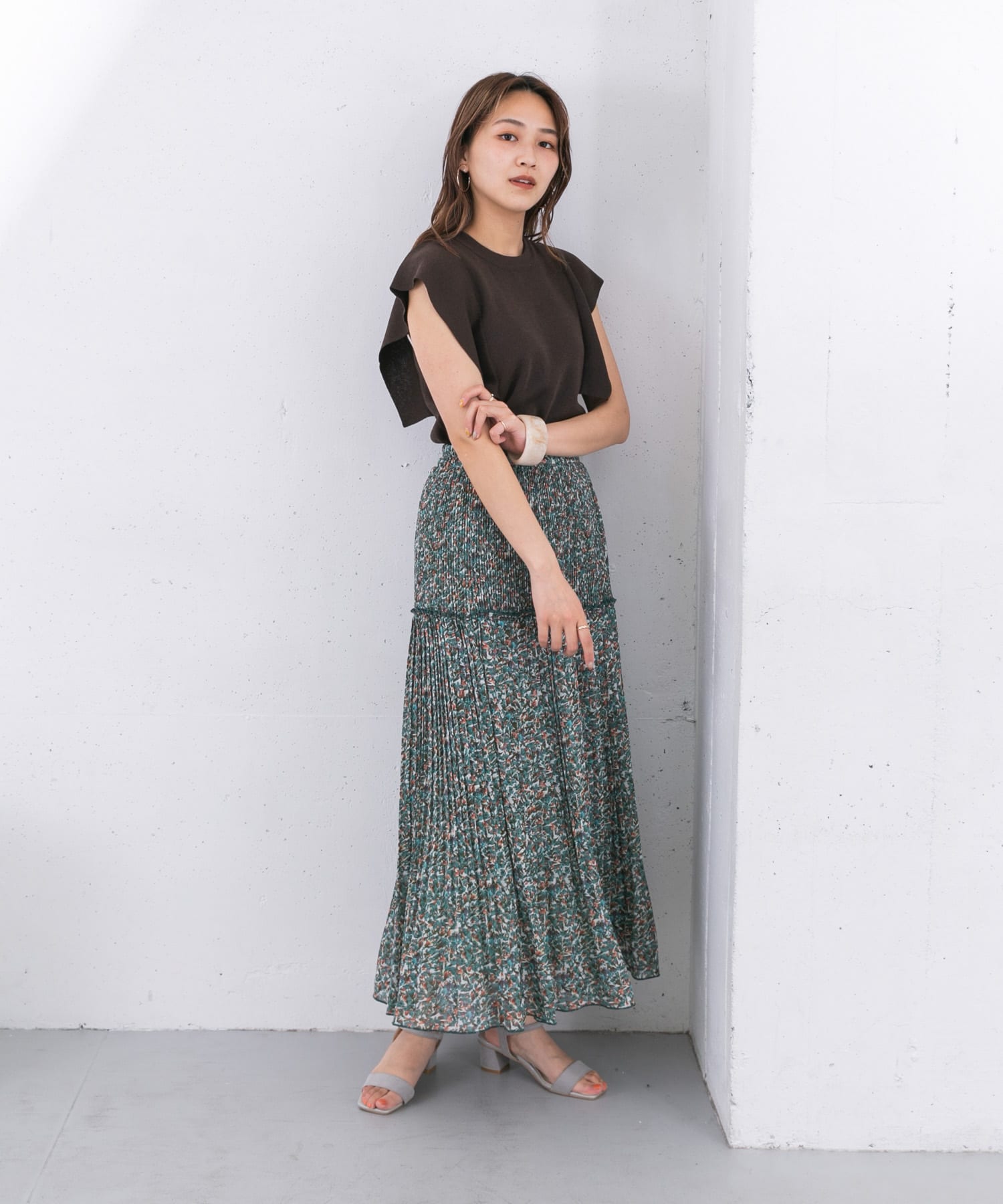 プリーツmixスカート[KB25-25D160]｜URBAN RESEARCH公式ファッション通販