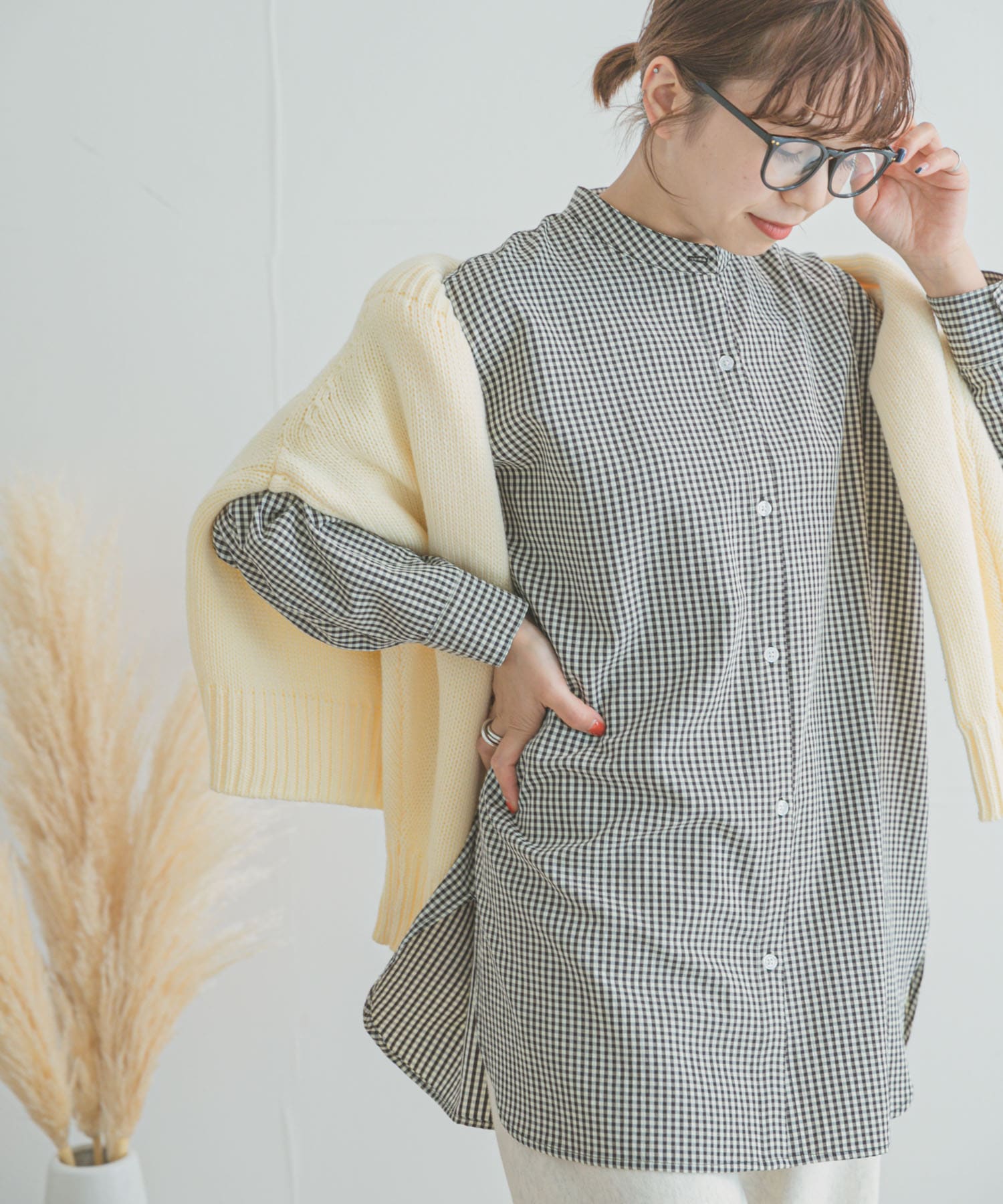 バンドカラービッグシャツ[IT25-23B019]｜URBAN RESEARCH公式ファッション通販