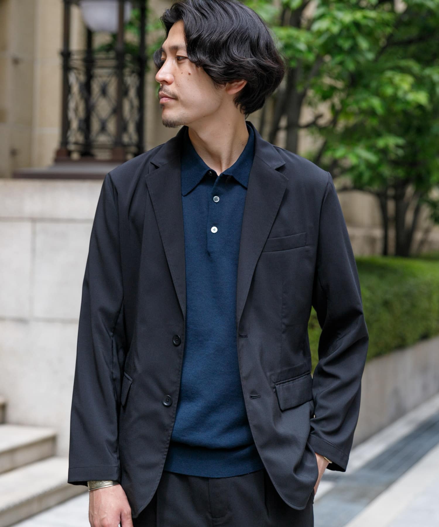 ウォッシャブルストレッチクールセットアップ[RA25-18M100]｜URBAN