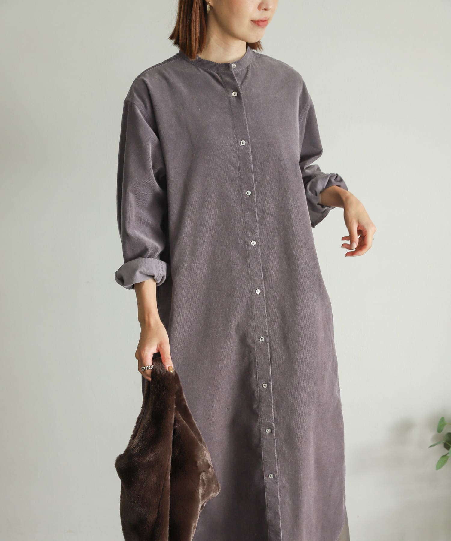 新品】URBAN RESEARCH DOORS コーデュロイシャツワンピース - www ...