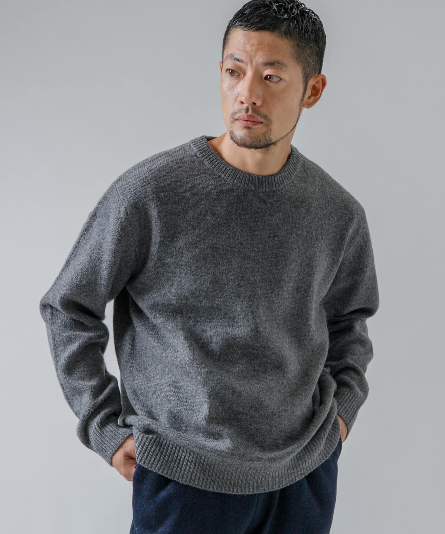 XLサイズあり』シェットランドクルーネックニット[RA27-12M100]｜URBAN