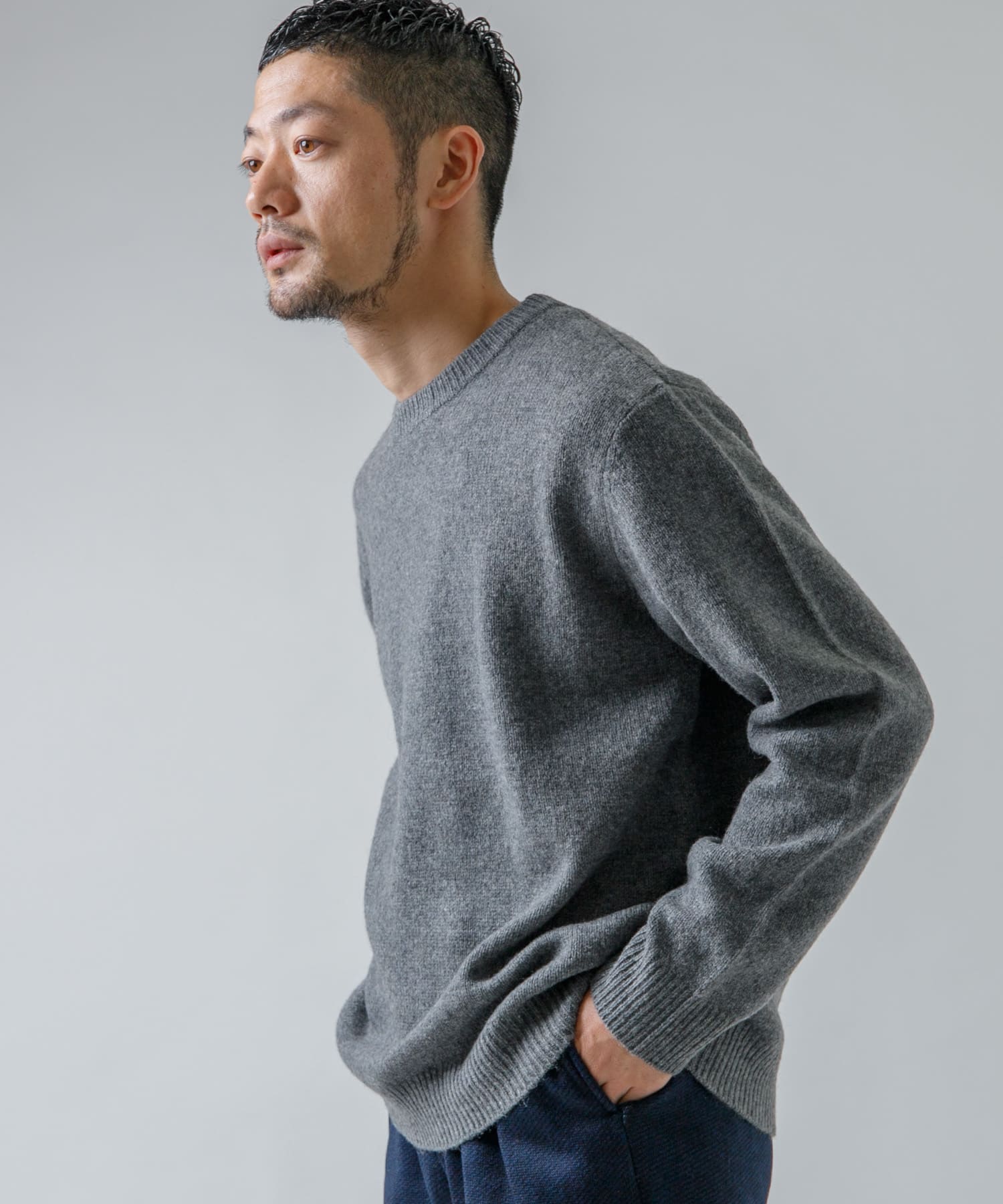 XLサイズあり』シェットランドクルーネックニット[RA27-12M100]｜URBAN