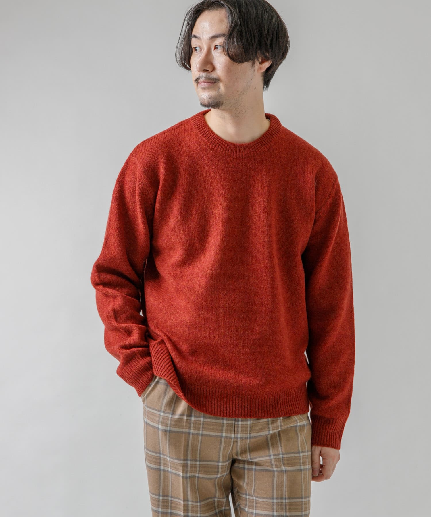 XLサイズあり』シェットランドクルーネックニット[RA27-12M100]｜URBAN
