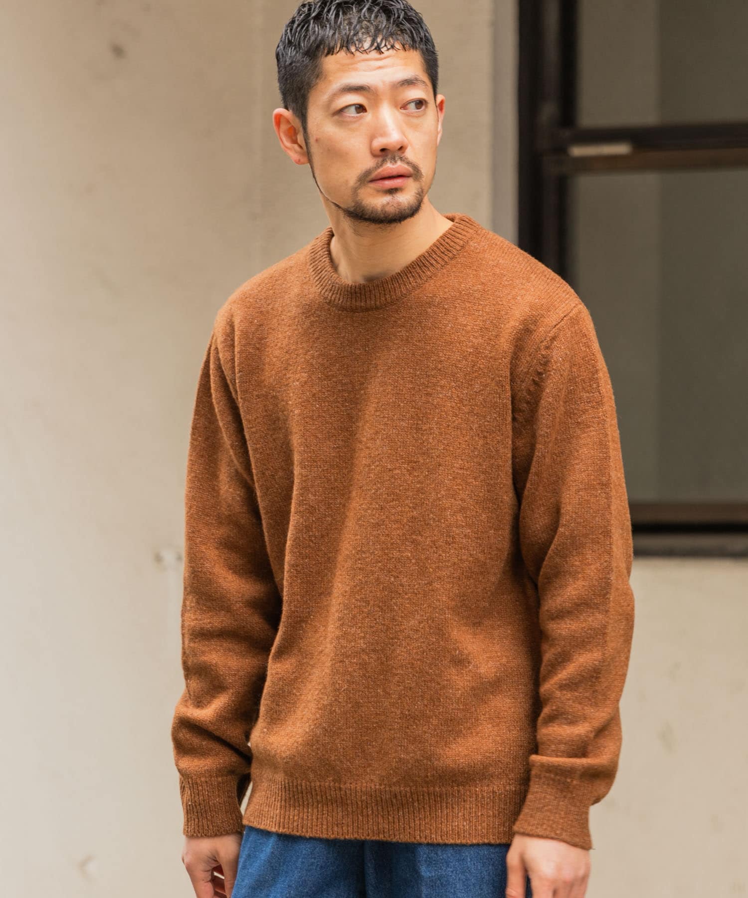 XLサイズあり』シェットランドクルーネックニット[RA27-12M100]｜URBAN