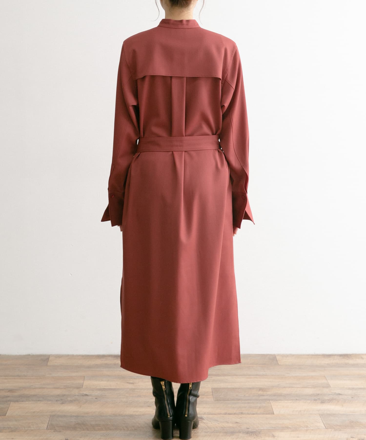 POSTELEGANT Wool Shirt Dress[OP22A0002-RL27]｜URBAN RESEARCH公式