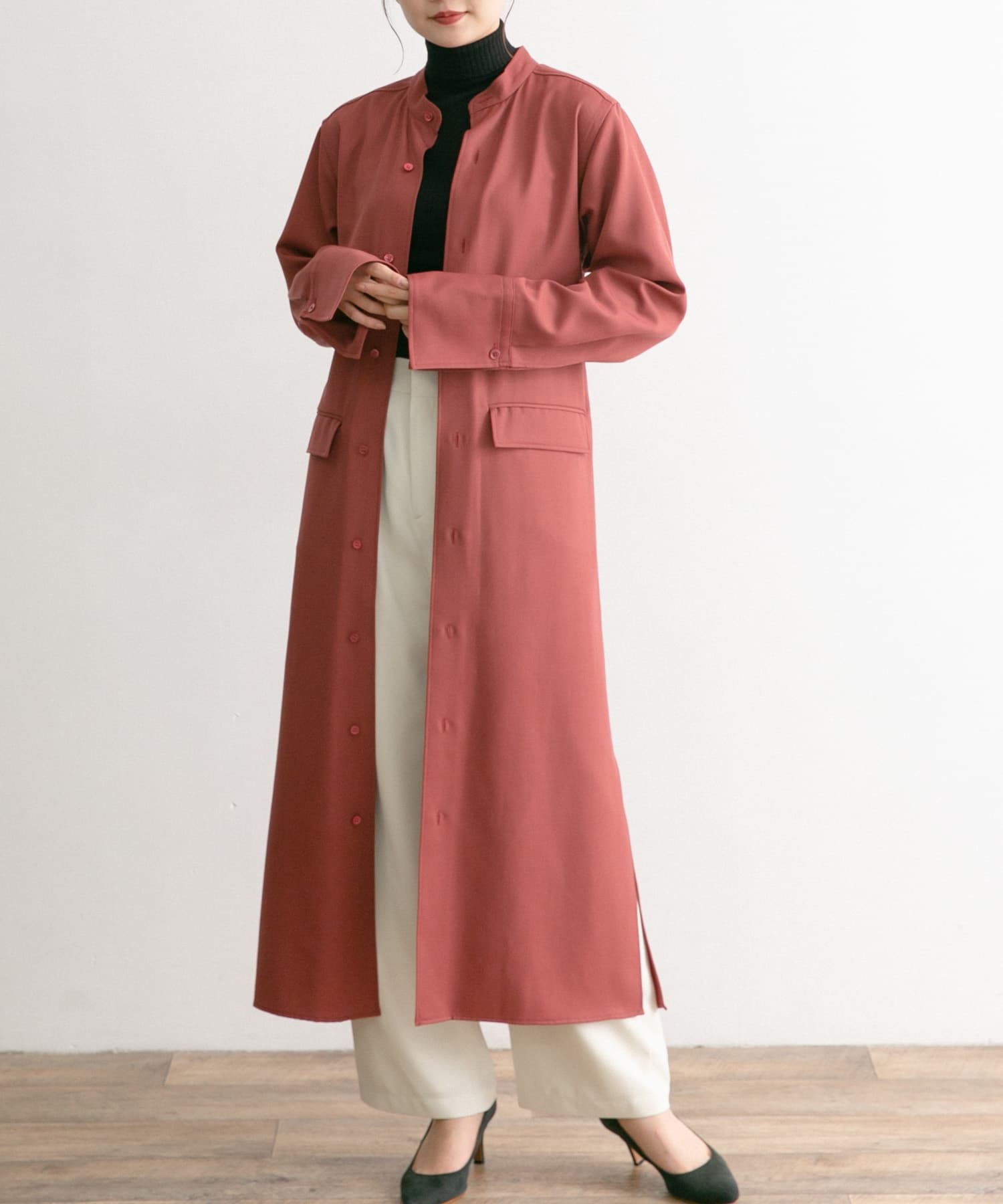 POSTELEGANT Wool Shirt Dress[OP22A0002-RL27]｜URBAN RESEARCH公式