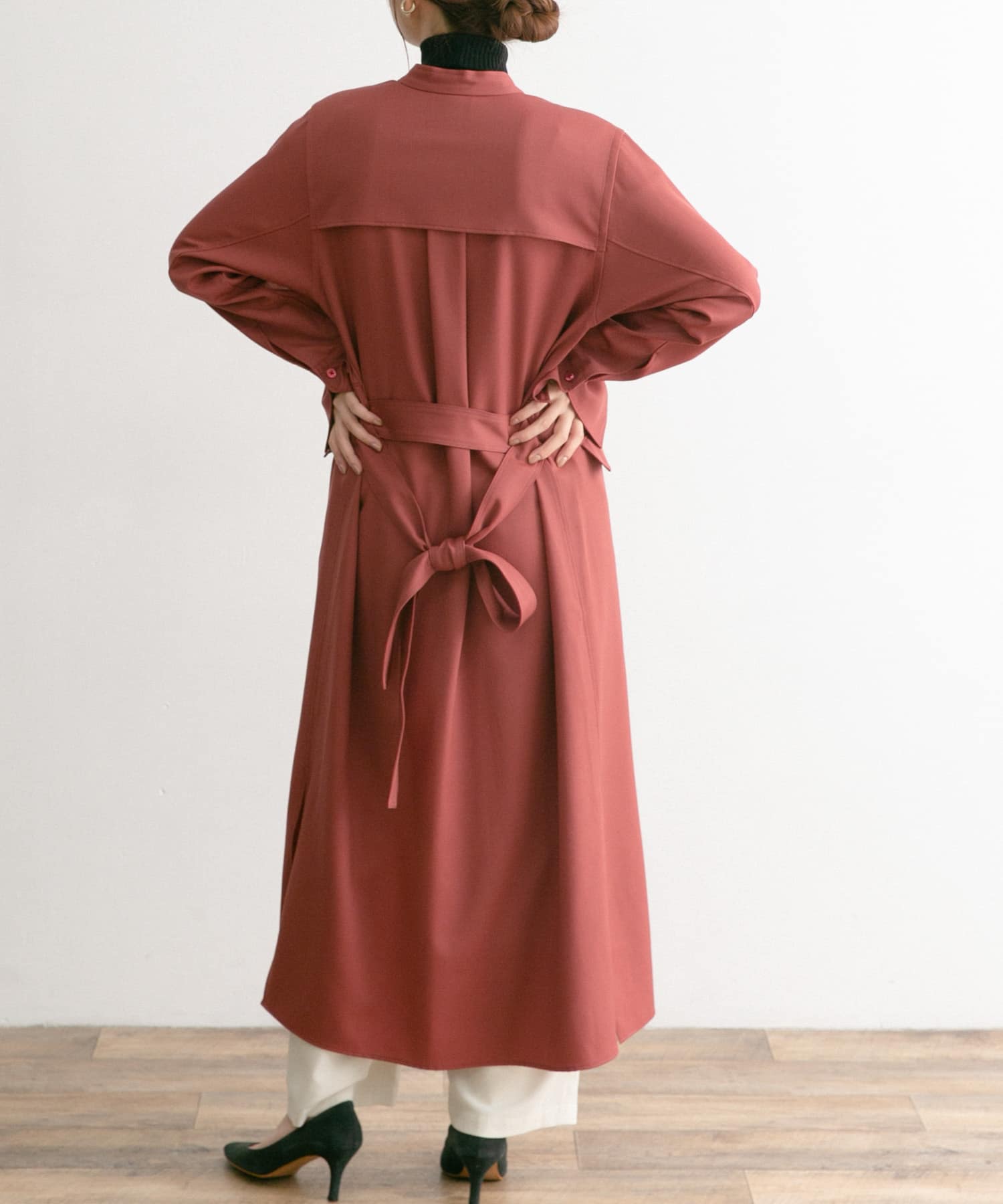 POSTELEGANT Wool Shirt Dress[OP22A0002-RL27]｜URBAN RESEARCH公式