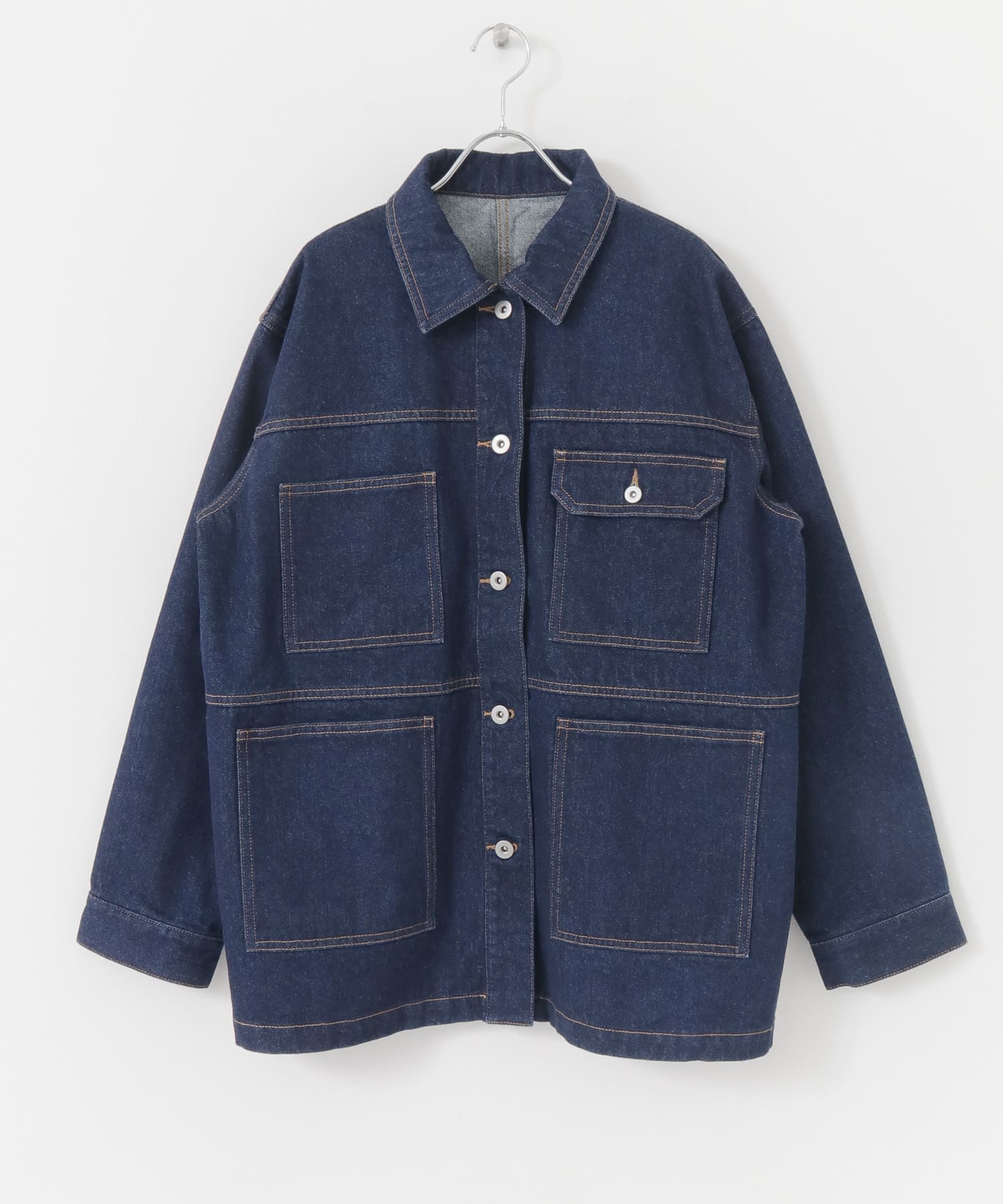タグ付き 新品 L.BLUE KBF デニムカバーオール-