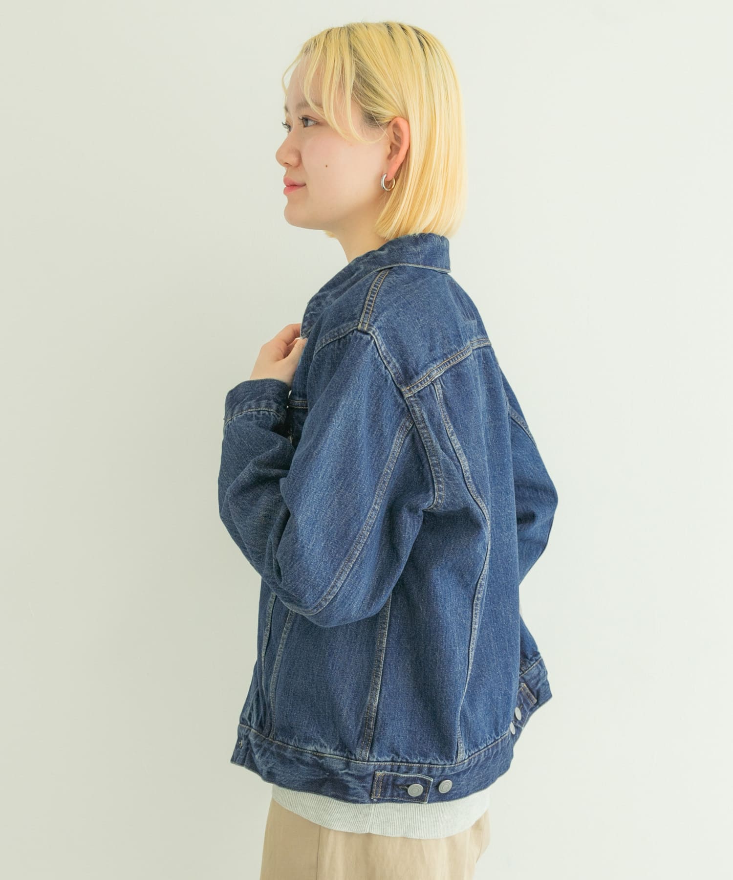 ユニセックス』ordinary fits DENIM TRACK JACKET/USED[OFC-J001-ML33n 