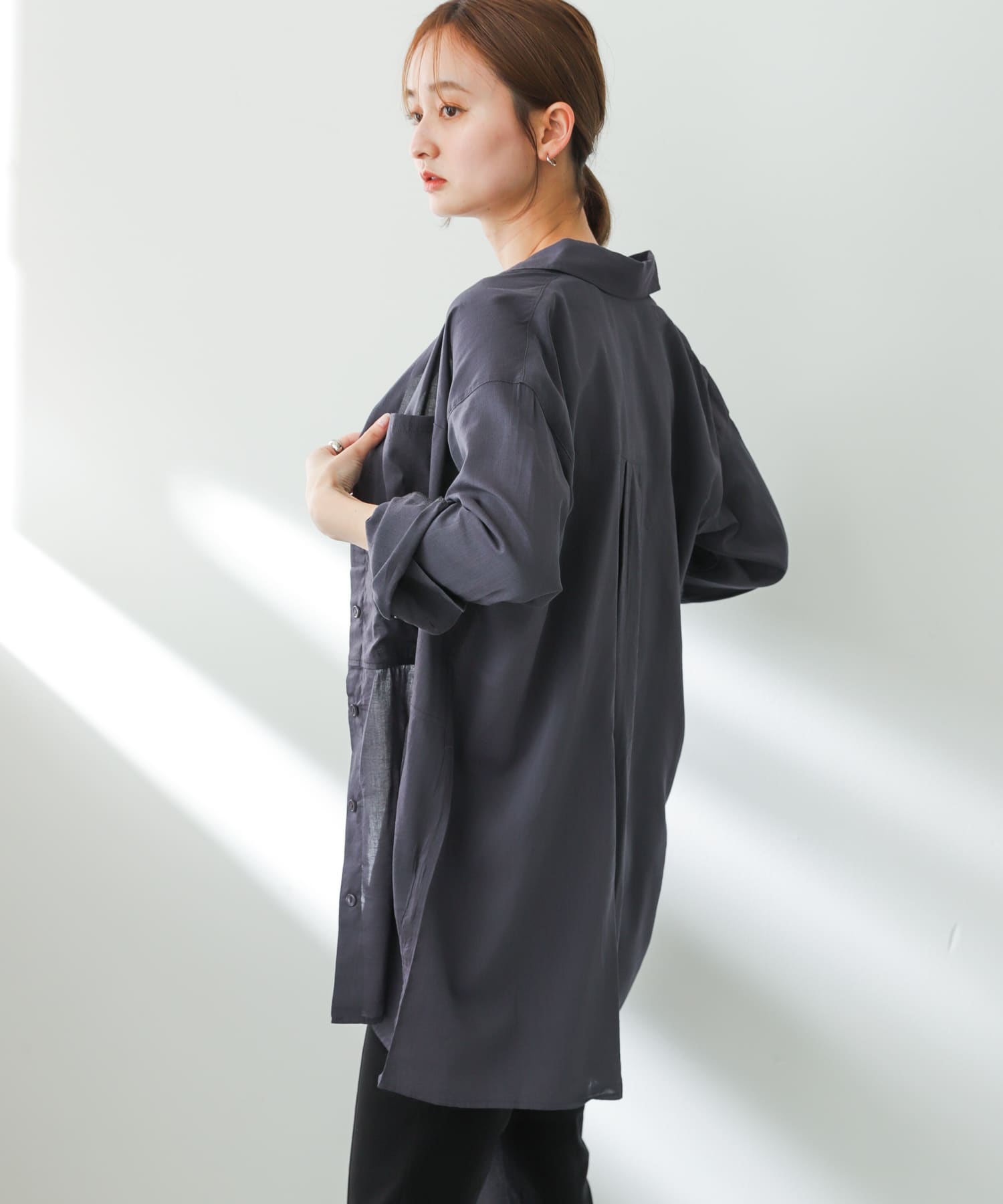シアービッグポケットチュニックシャツ[AA35-23A101]｜URBAN RESEARCH 