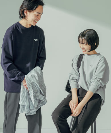 『XLサイズ/WEB限定』『別注』PENNEYS×DOORS　THEFOX鹿の子ロングスリーブTEE