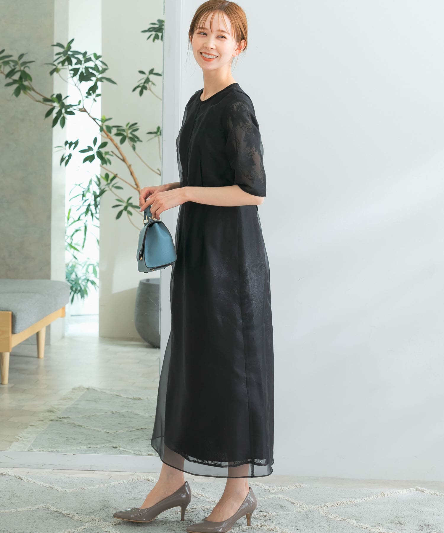 美品 着用回数1回 kaene カエン レース ドレーピング ドレス