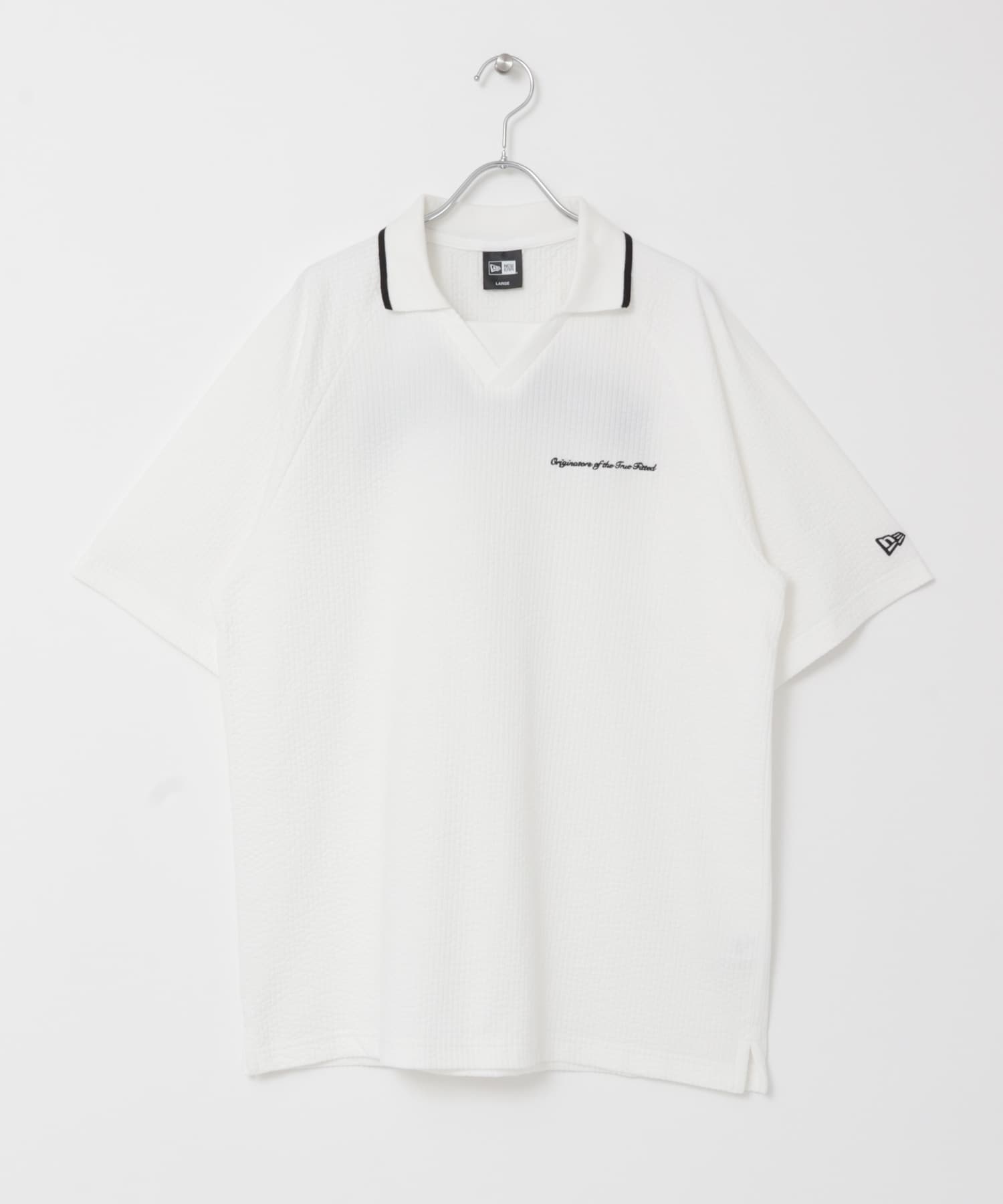NEWERA GOLF ゴルフ シアサッカー ポロシャツ Skipper M