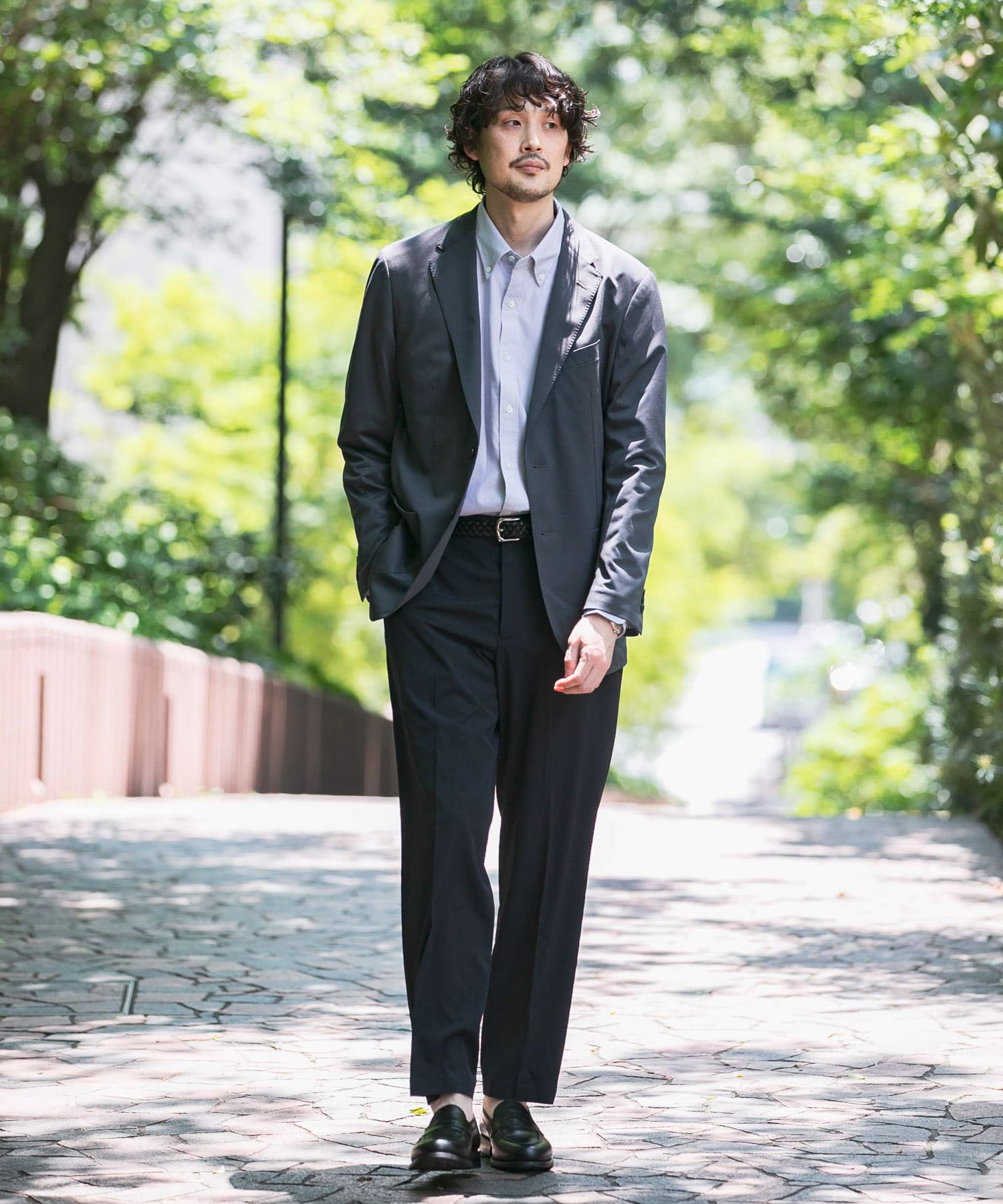 速乾』『イージーケア』LIFE STYLE TAILOR カノコジャージジャケット2