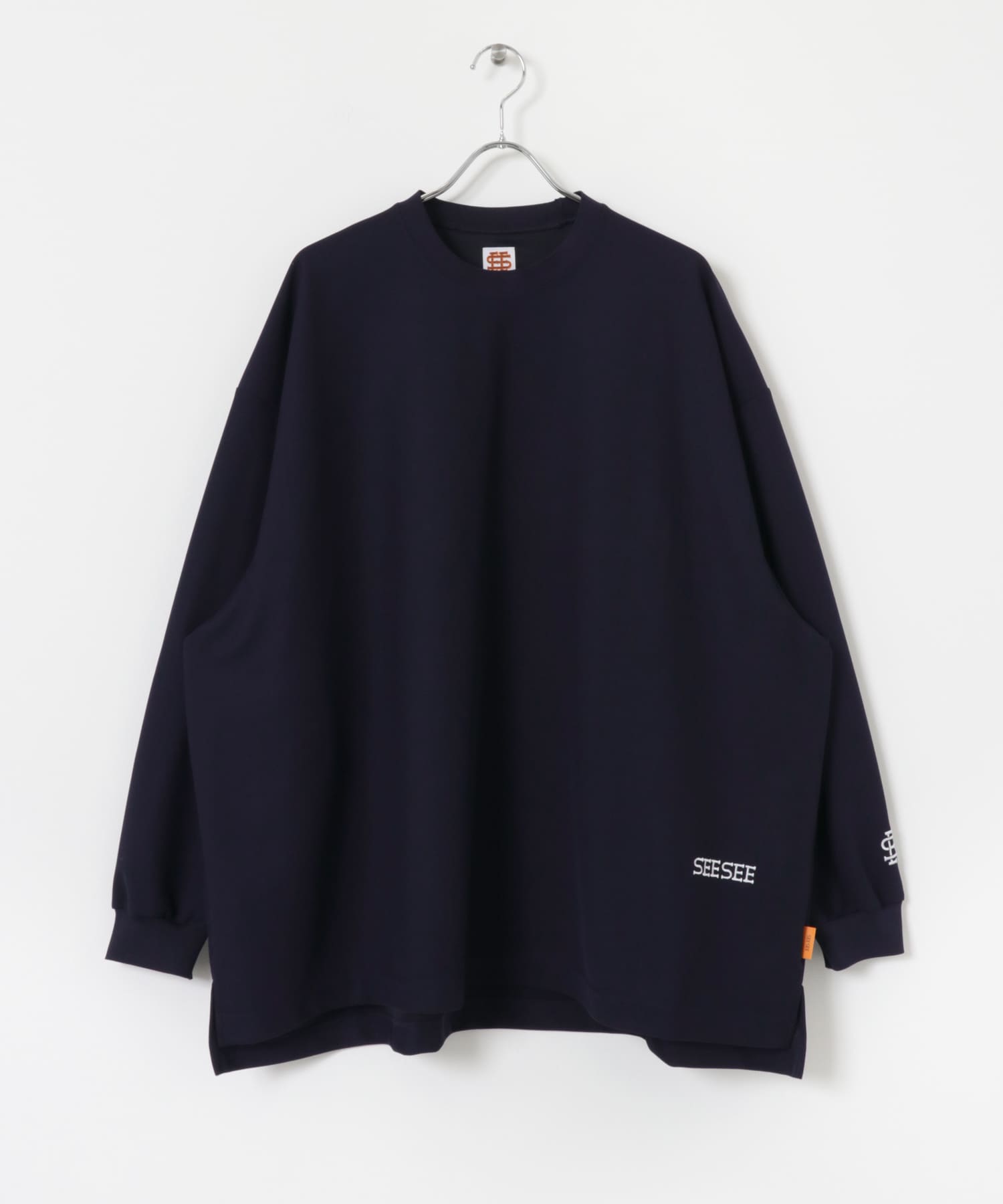 別注』SEESEE×URBS SUPER BIG LONG-SLEEVE 鹿の子T-SHIRTS[L19-BSM35