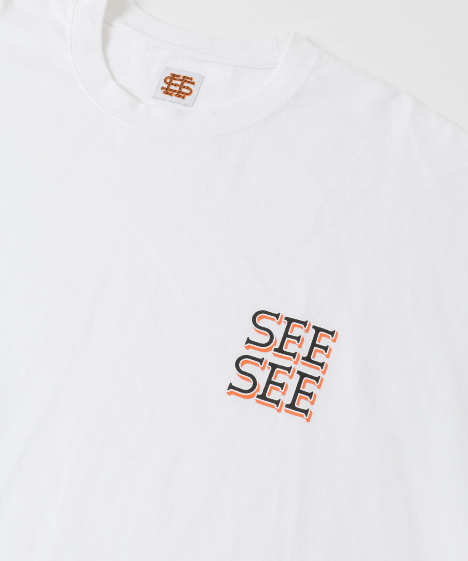 SEESEE×URBS SUPER BIG FLAT SS TEE DS | hartwellspremium.com