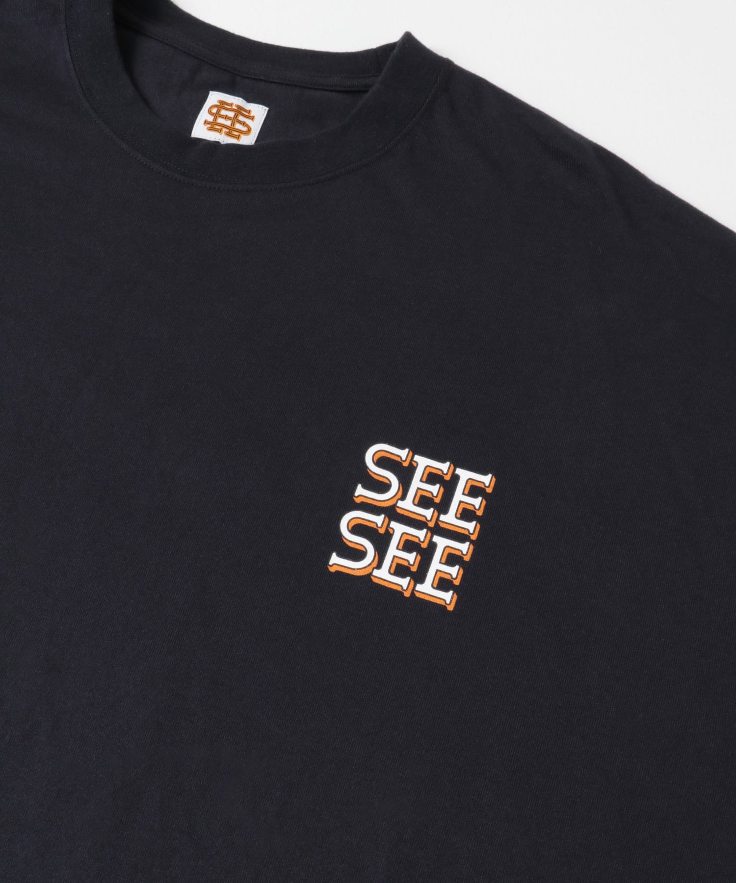 SEESEE×URBS SUPER BIG FLAT SS TEE DS | hartwellspremium.com