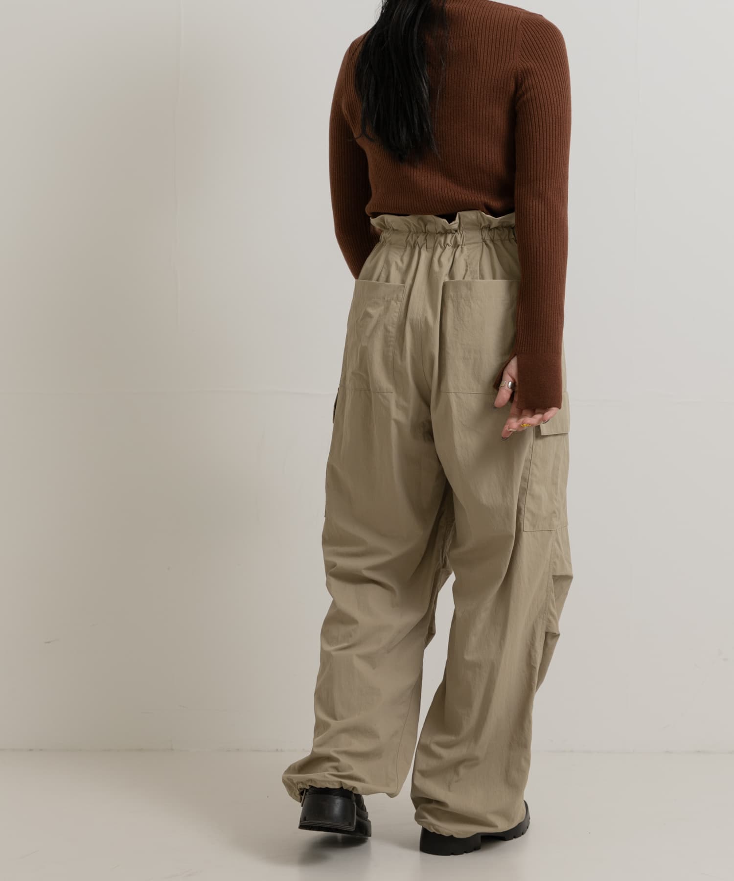 別注』MIDIUMISOLID×TGM RE-Nylon parachute pants[MD6093-T37]｜URBAN